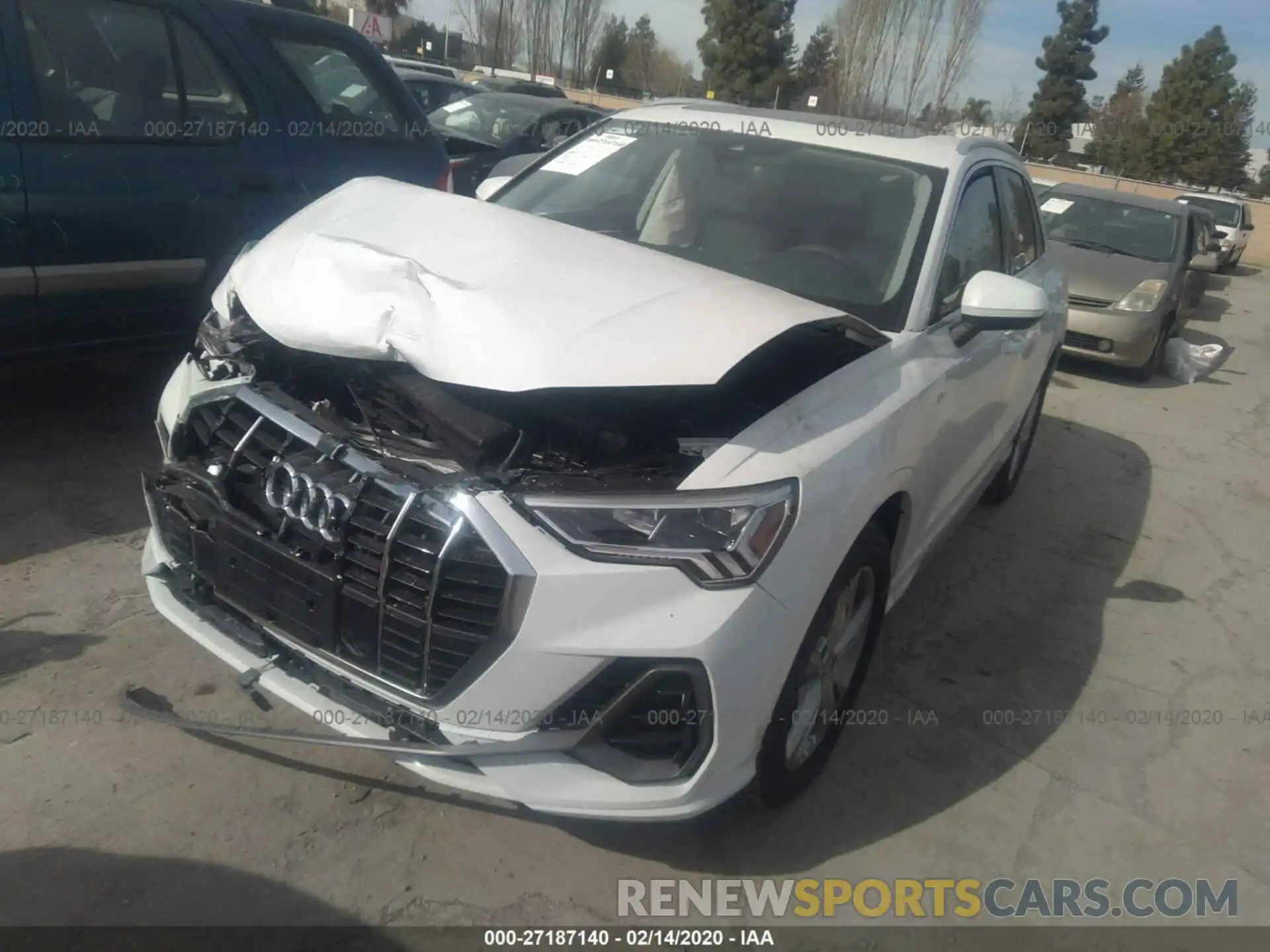 2 Photograph of a damaged car WA1EECF39L1022954 AUDI Q3 2020