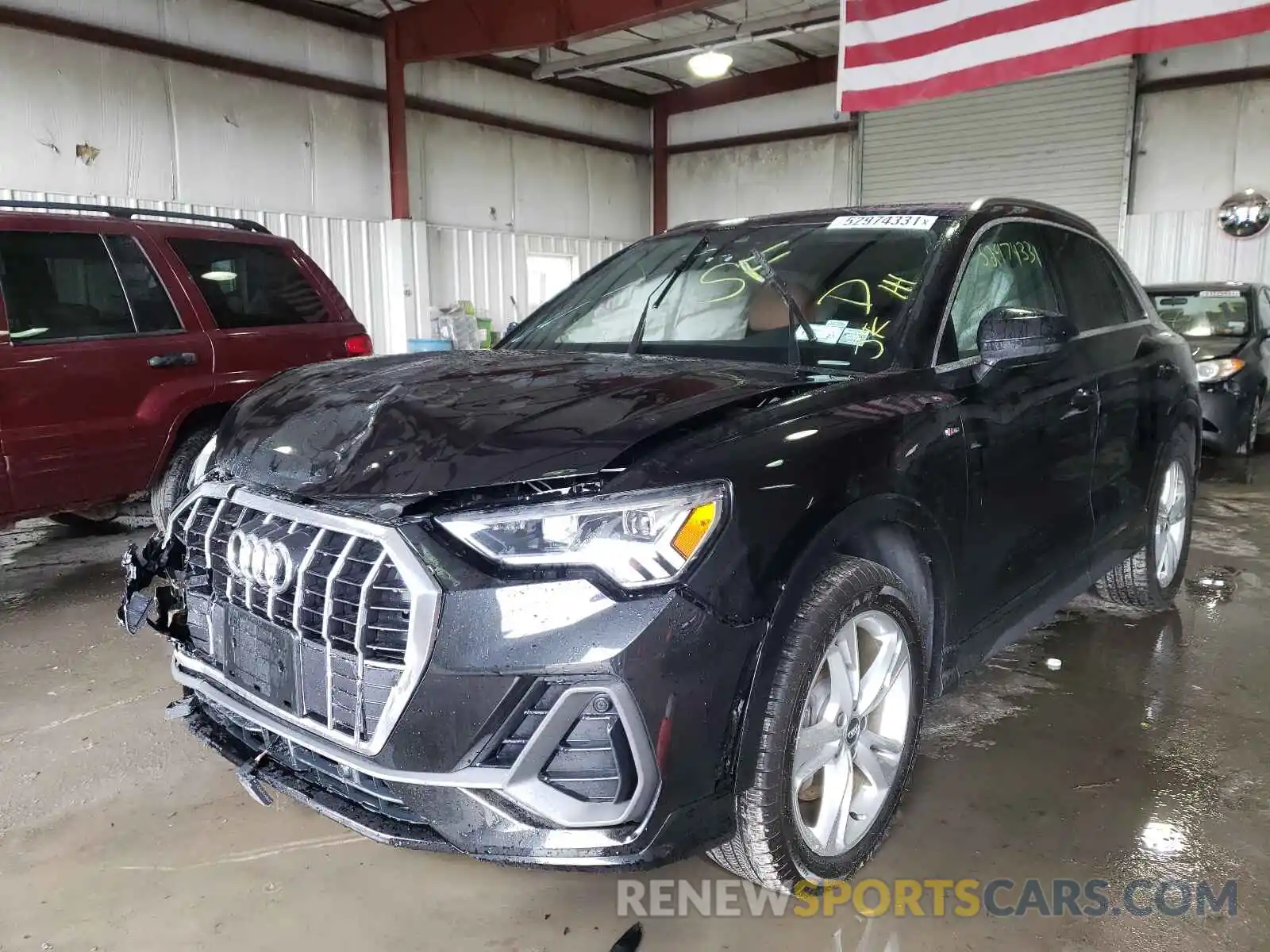 2 Photograph of a damaged car WA1EECF3XL1028326 AUDI Q3 2020