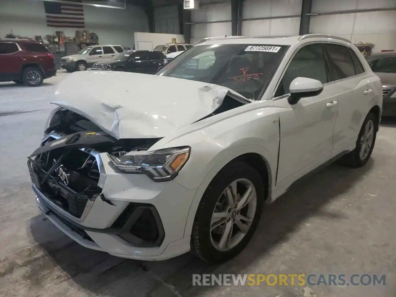 2 Photograph of a damaged car WA1EECF3XL1033283 AUDI Q3 2020