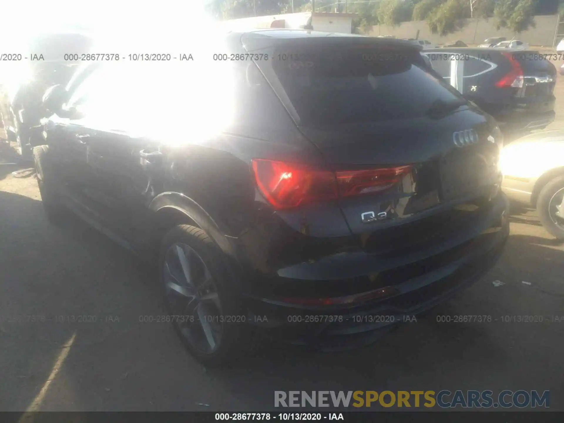 3 Photograph of a damaged car WA1EECF3XL1057017 AUDI Q3 2020