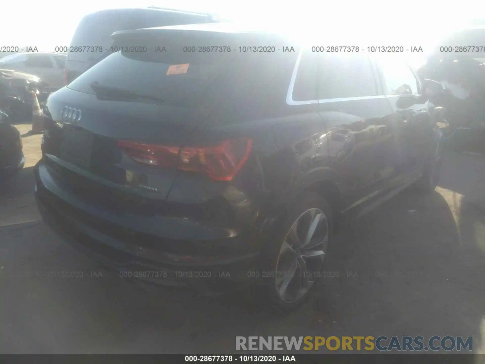 4 Фотография поврежденного автомобиля WA1EECF3XL1057017 AUDI Q3 2020