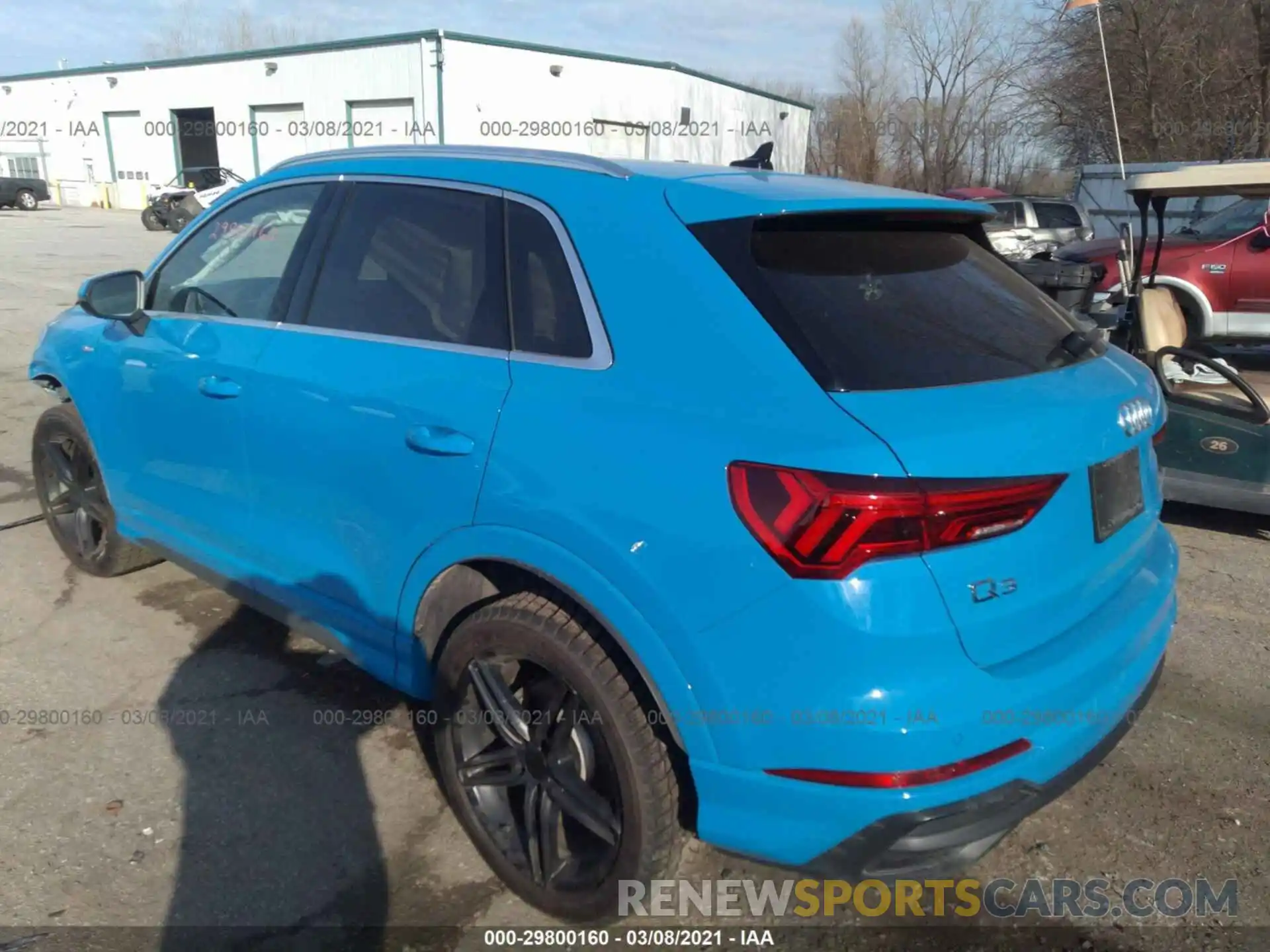 3 Фотография поврежденного автомобиля WA1EECF3XL1074058 AUDI Q3 2020