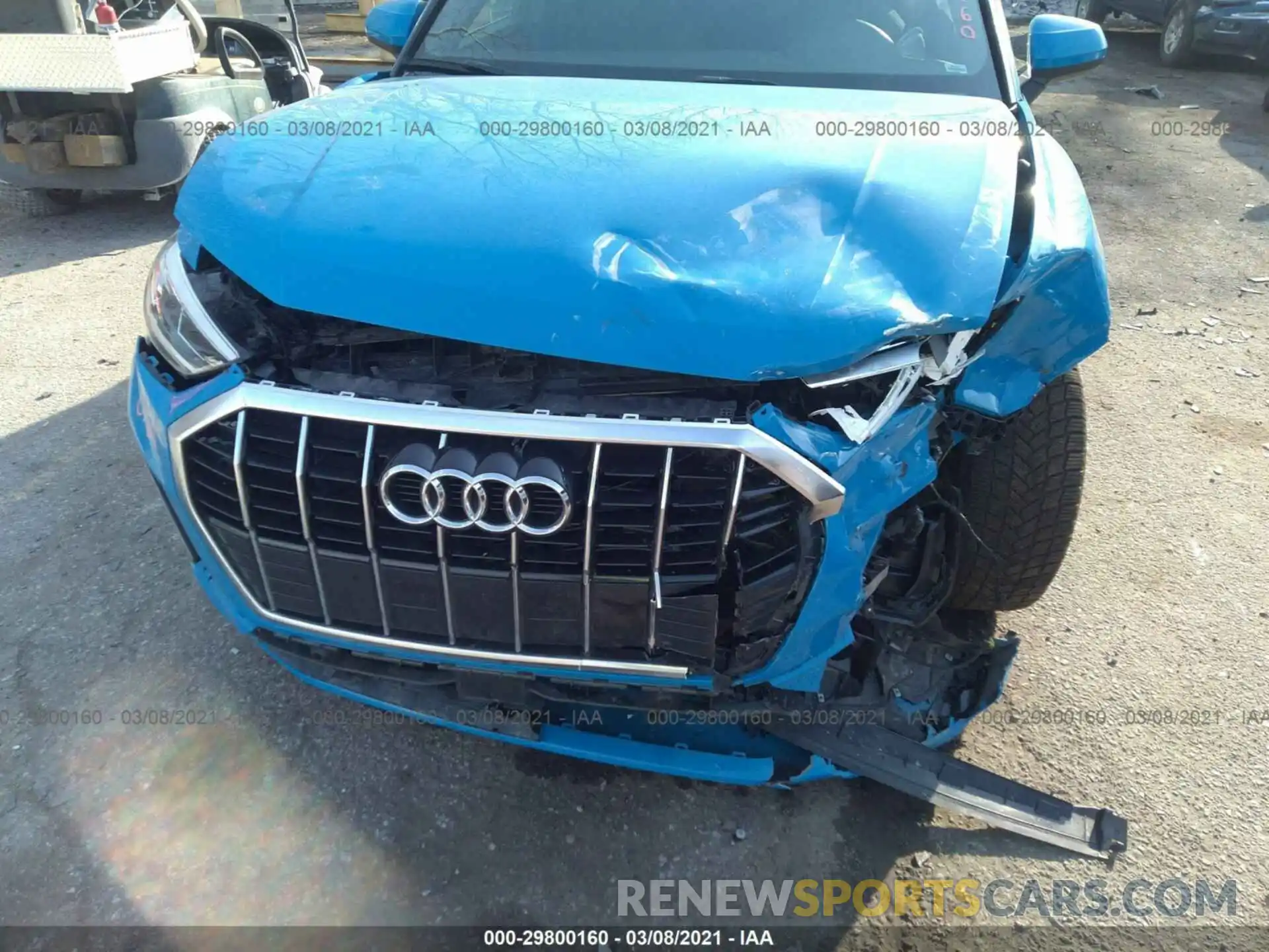 6 Фотография поврежденного автомобиля WA1EECF3XL1074058 AUDI Q3 2020