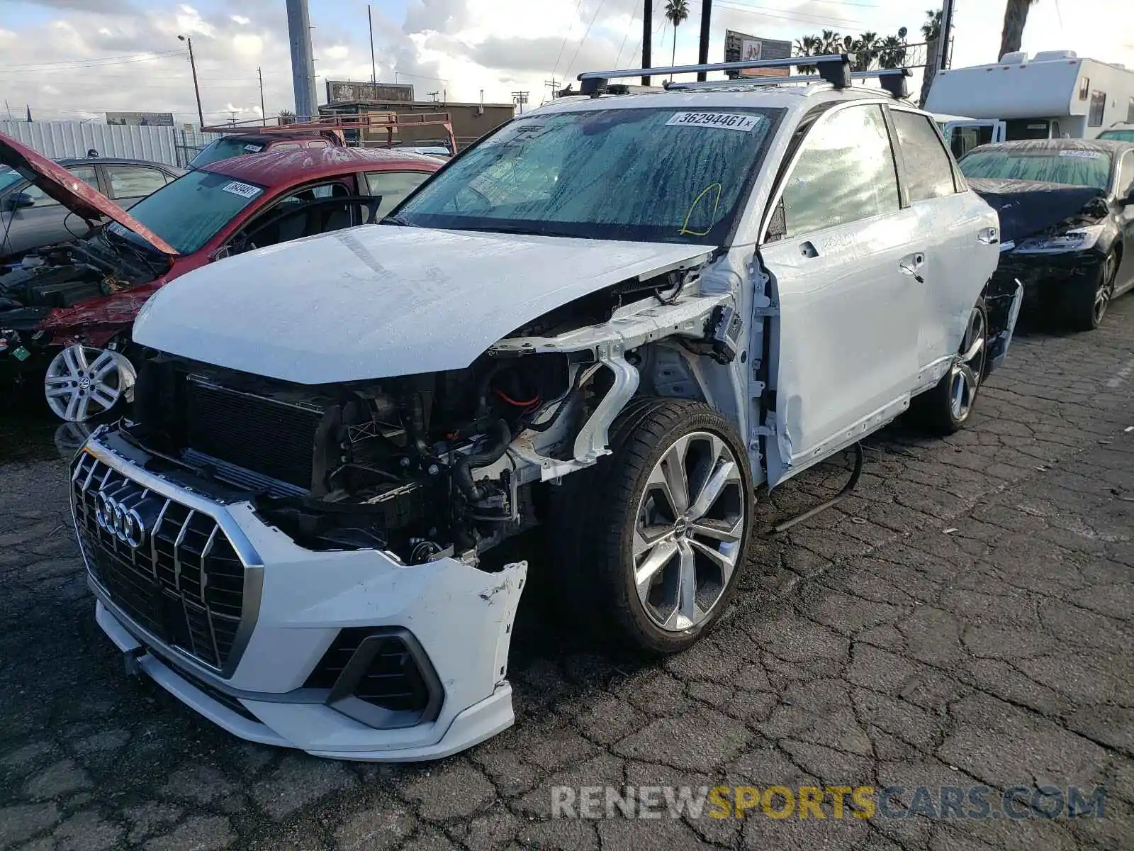 2 Photograph of a damaged car WA1EEDF31L1014045 AUDI Q3 2020