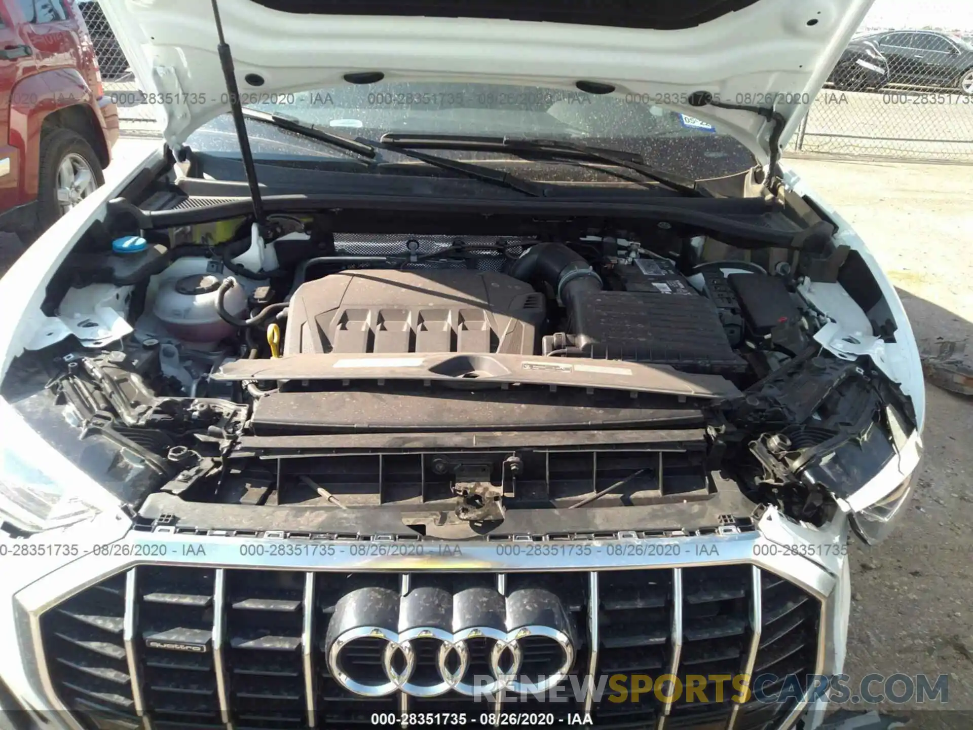 10 Фотография поврежденного автомобиля WA1EEDF37L1035059 AUDI Q3 2020