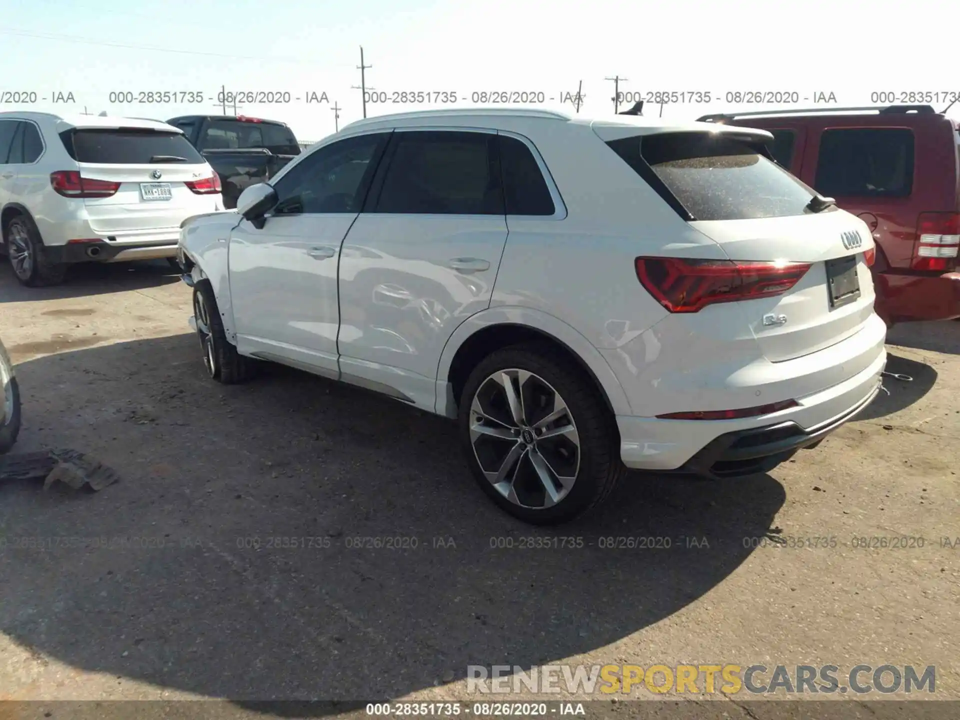 3 Фотография поврежденного автомобиля WA1EEDF37L1035059 AUDI Q3 2020