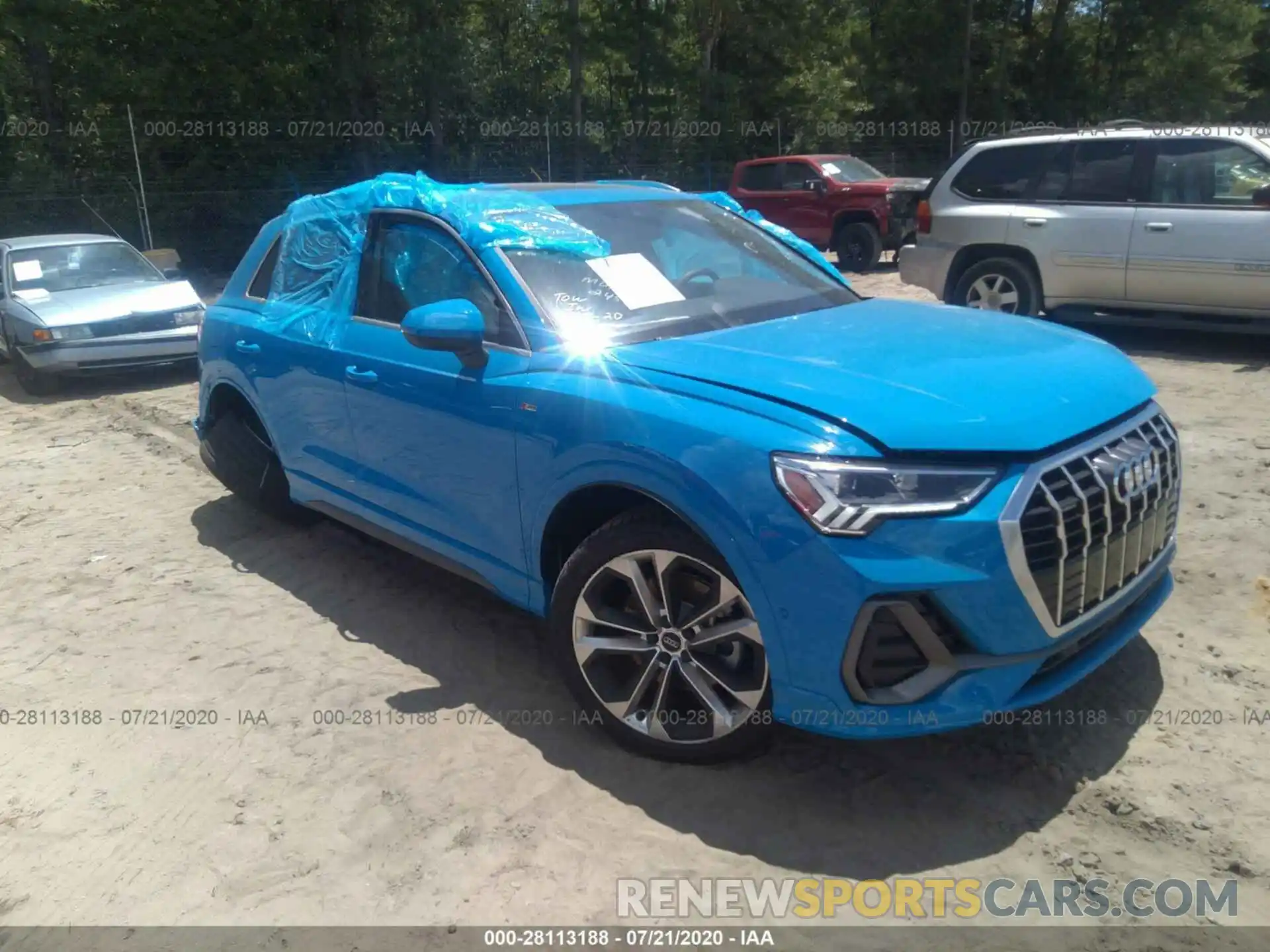 1 Фотография поврежденного автомобиля WA1FECF34L1081432 AUDI Q3 2020