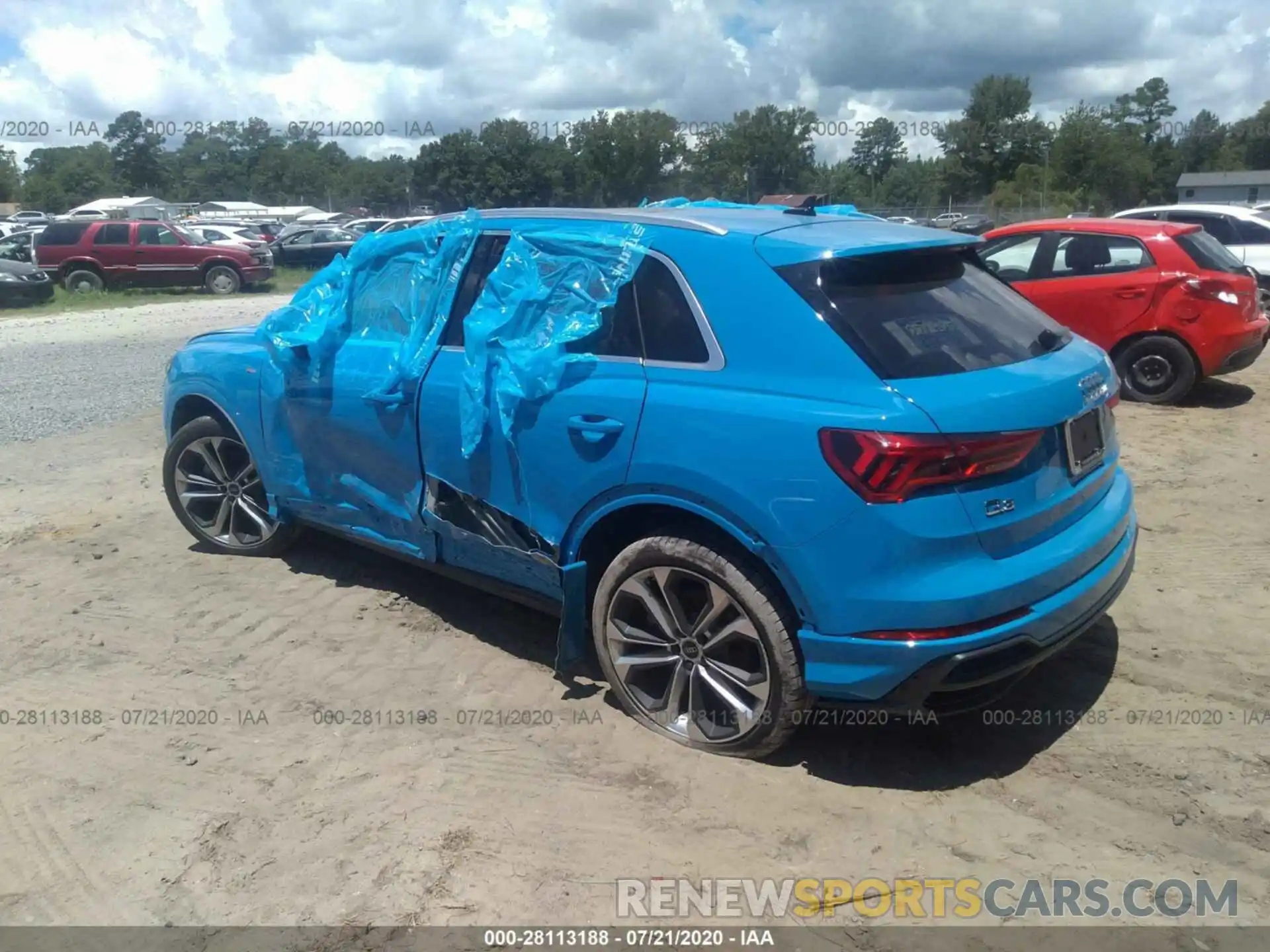 3 Photograph of a damaged car WA1FECF34L1081432 AUDI Q3 2020