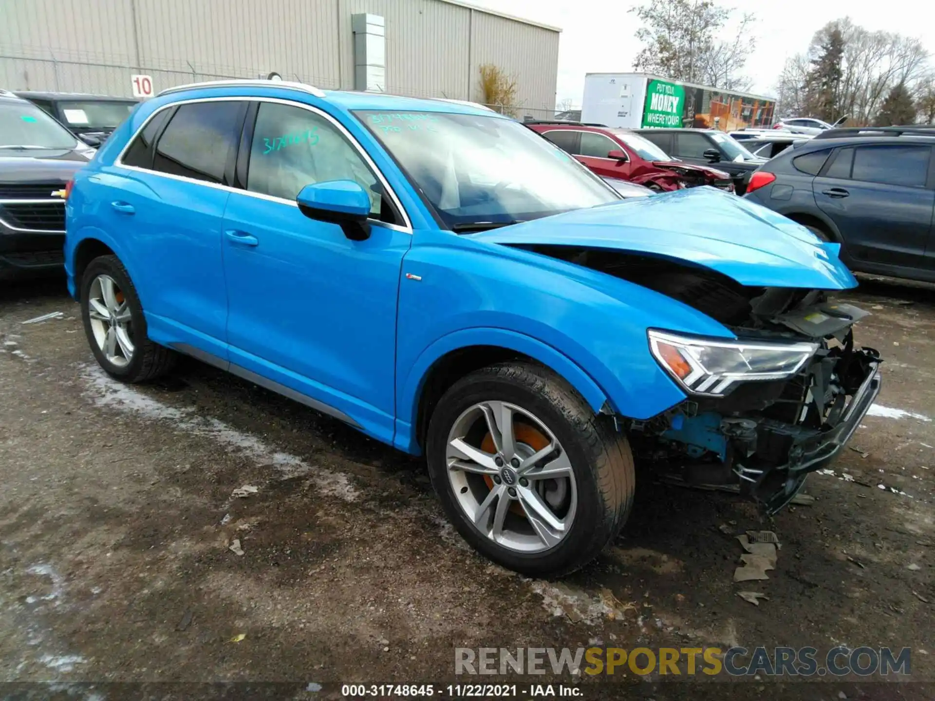 1 Photograph of a damaged car WA1FECF35L1021191 AUDI Q3 2020