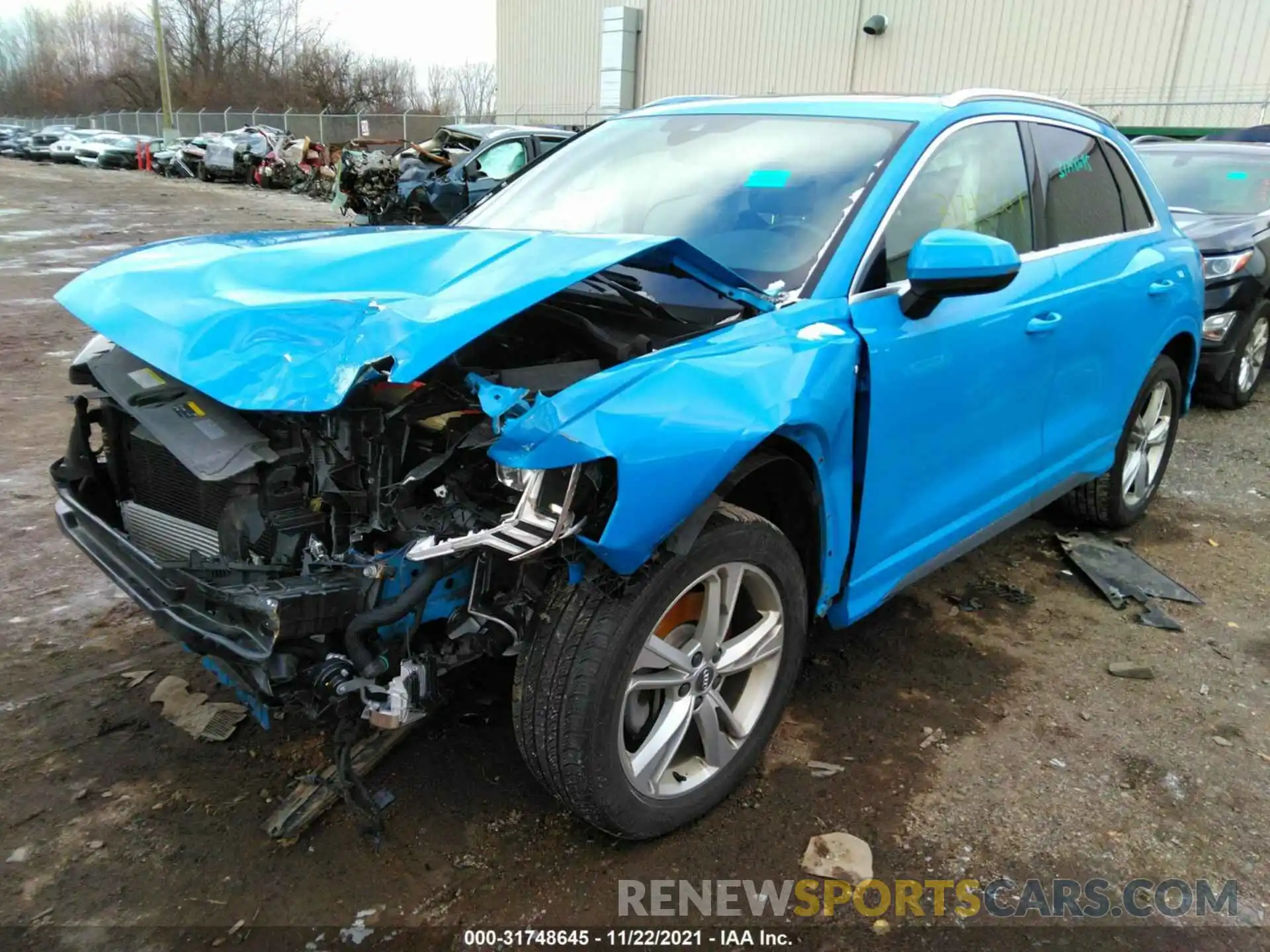 2 Photograph of a damaged car WA1FECF35L1021191 AUDI Q3 2020