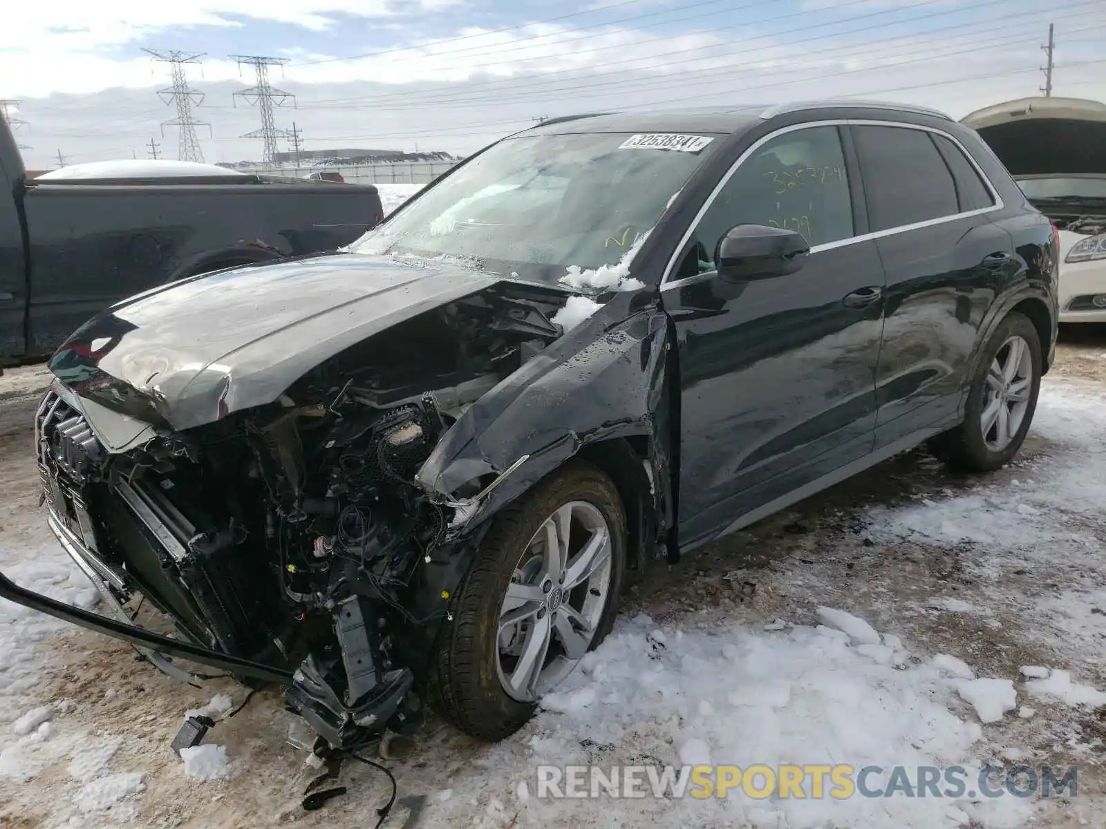 2 Photograph of a damaged car WA1FECF39L1052573 AUDI Q3 2020