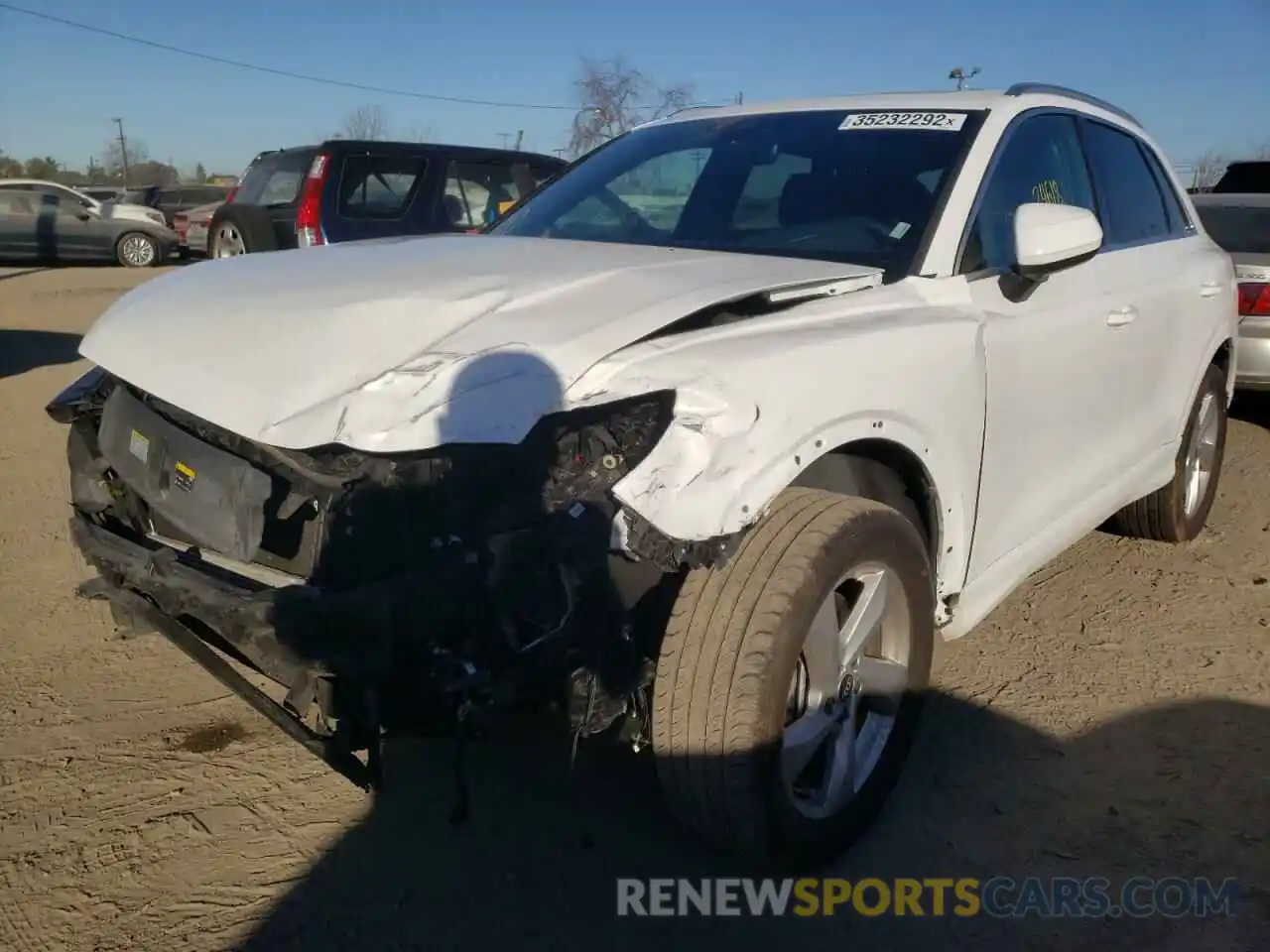 2 Photograph of a damaged car WA1AUCF30M1067767 AUDI Q3 2021