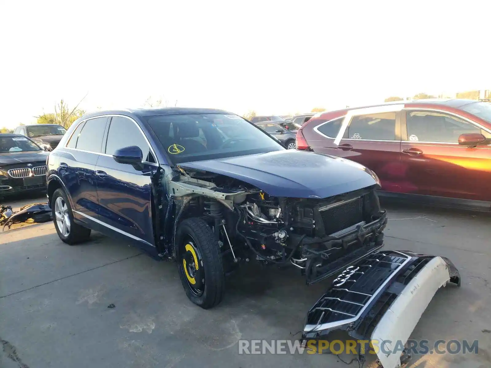 1 Photograph of a damaged car WA1AUCF30M1070314 AUDI Q3 2021