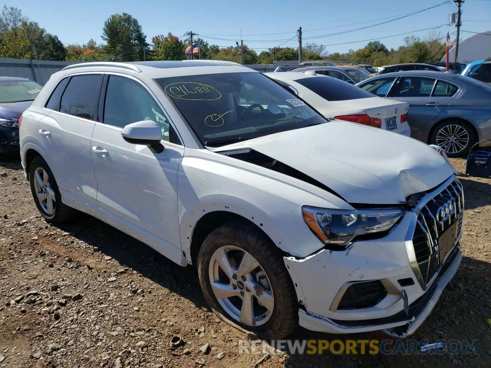 1 Photograph of a damaged car WA1AUCF30M1109130 AUDI Q3 2021