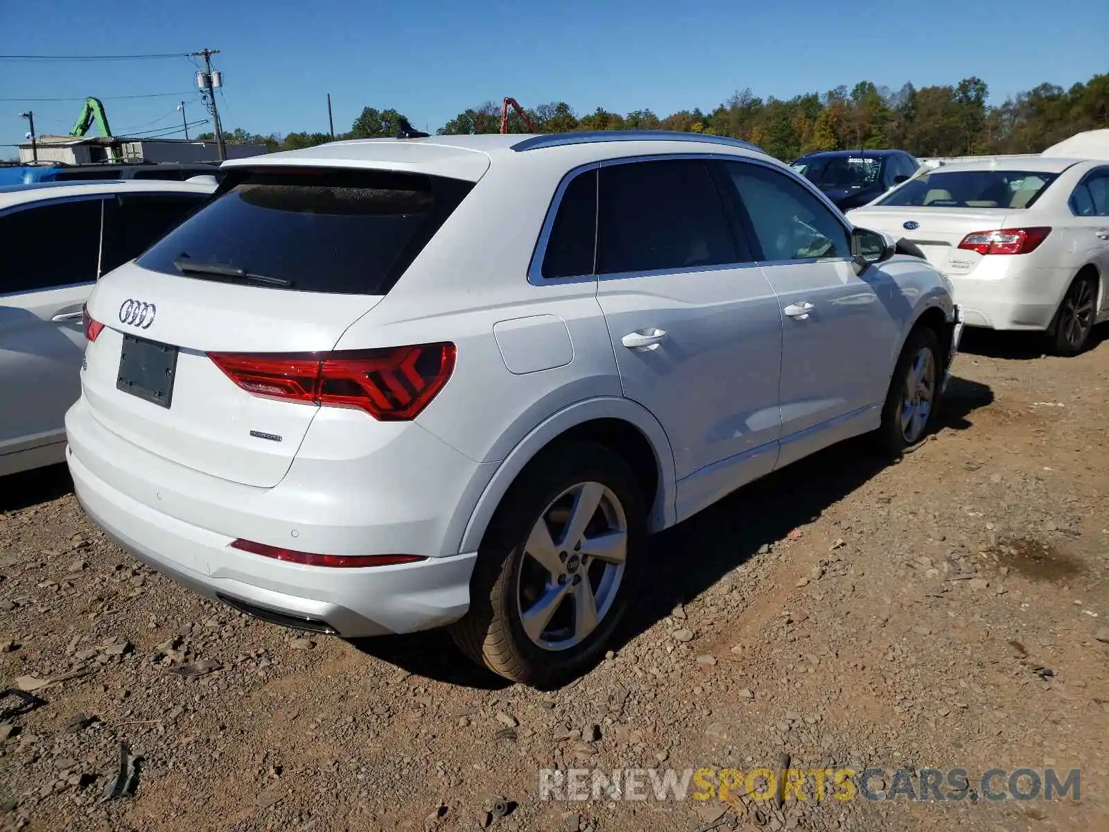 4 Photograph of a damaged car WA1AUCF30M1109130 AUDI Q3 2021