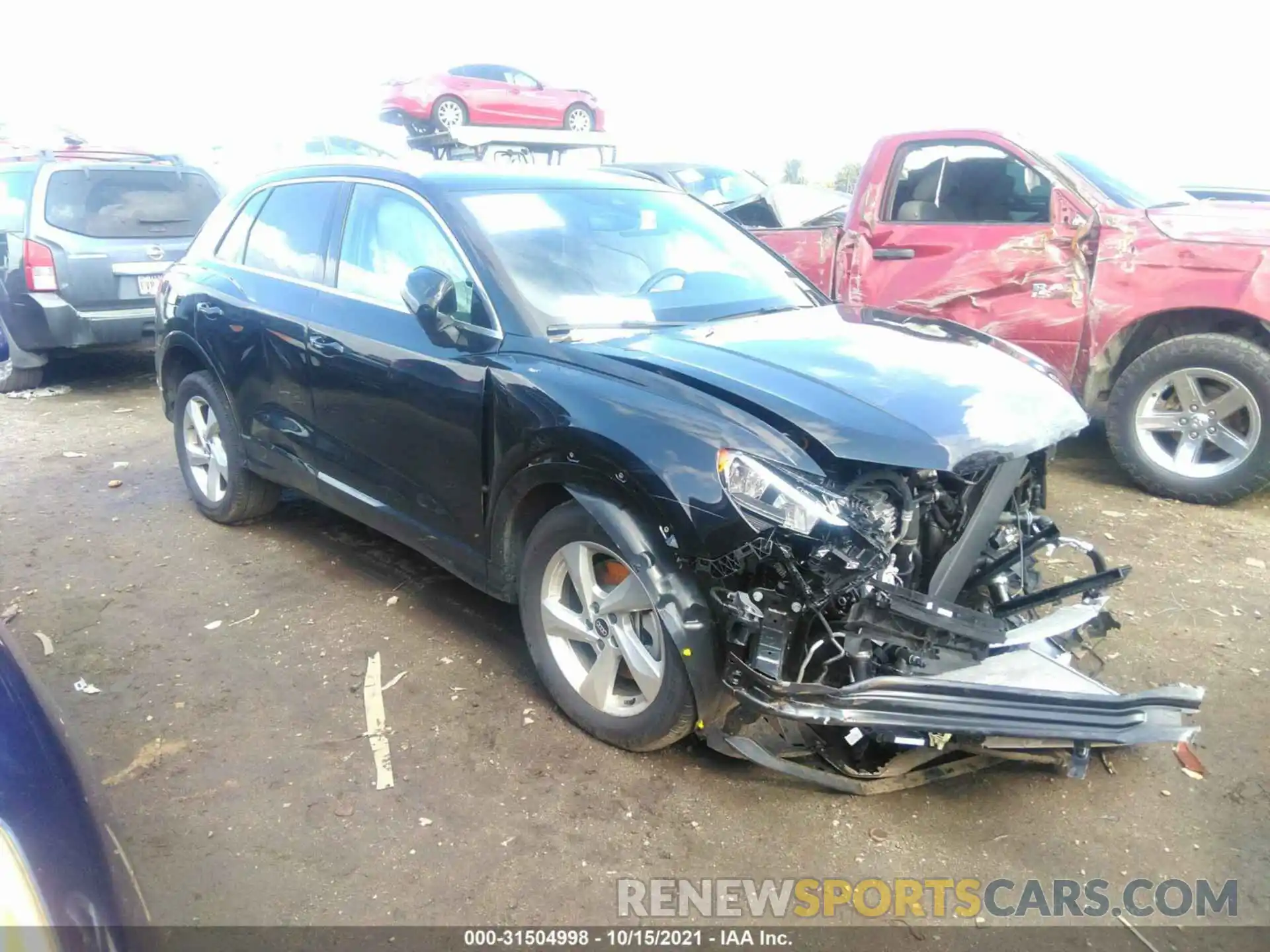 1 Photograph of a damaged car WA1AUCF31M1121710 AUDI Q3 2021