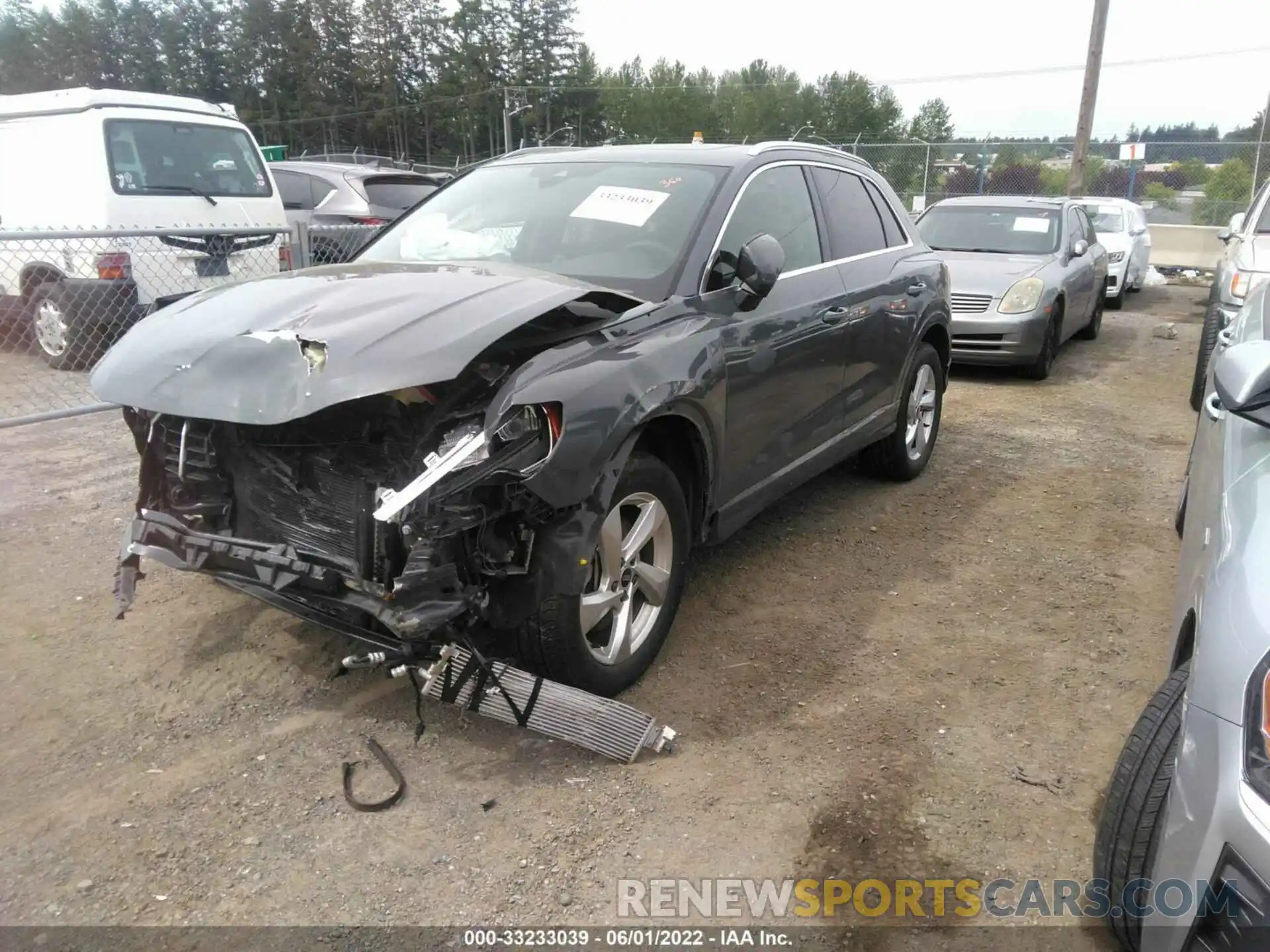 2 Photograph of a damaged car WA1AUCF31M1136482 AUDI Q3 2021