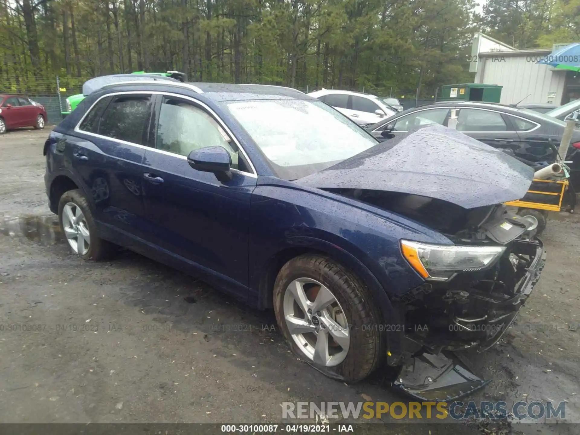 1 Photograph of a damaged car WA1AUCF32M1067298 AUDI Q3 2021