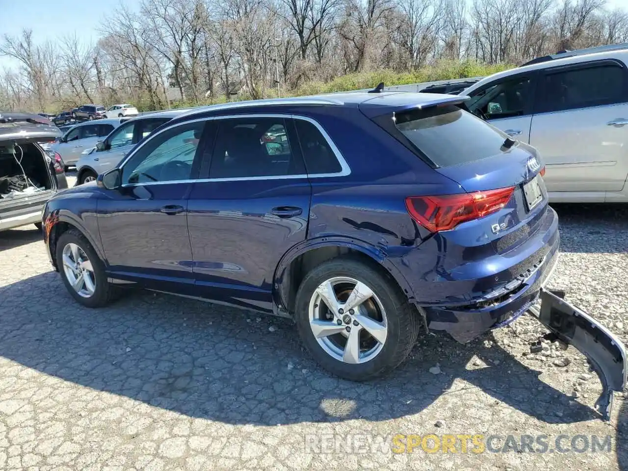 2 Photograph of a damaged car WA1AUCF32M1106522 AUDI Q3 2021