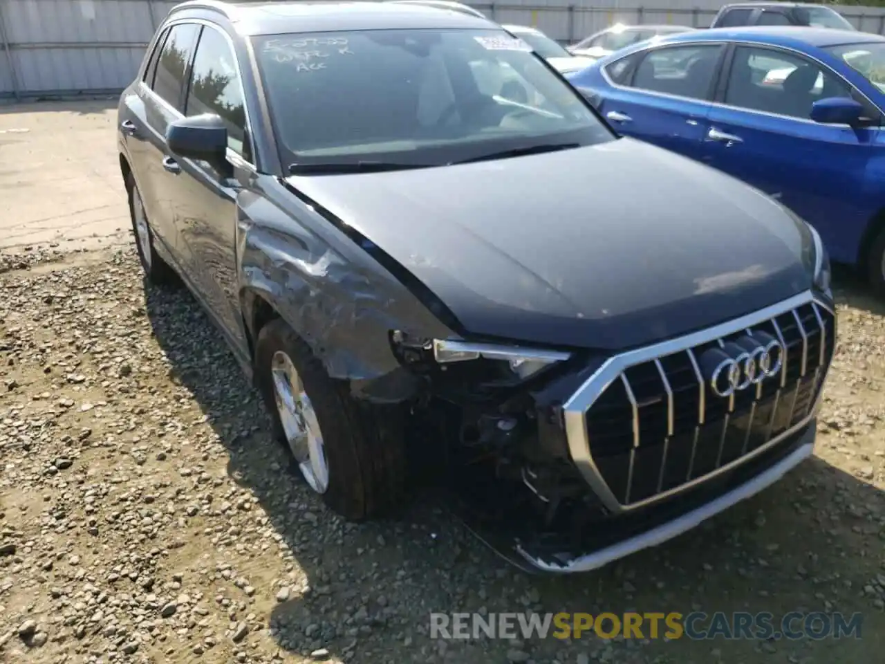 1 Photograph of a damaged car WA1AUCF32M1136443 AUDI Q3 2021