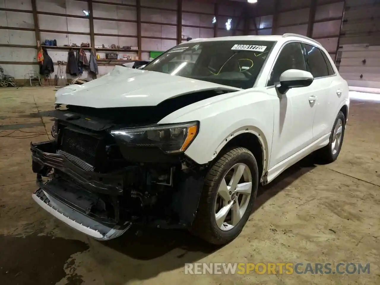 2 Photograph of a damaged car WA1AUCF33M1066323 AUDI Q3 2021