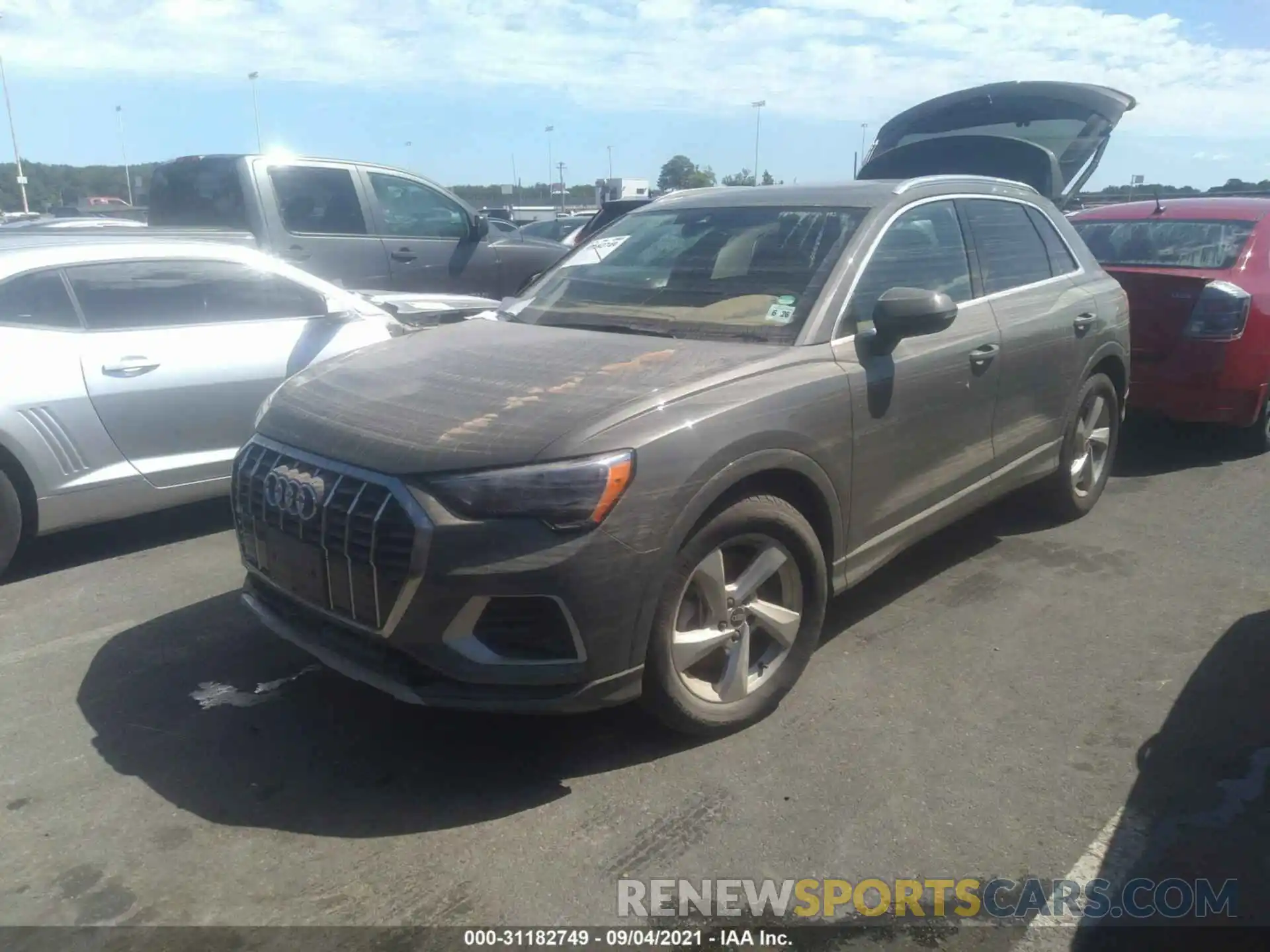 2 Photograph of a damaged car WA1AUCF33M1132157 AUDI Q3 2021