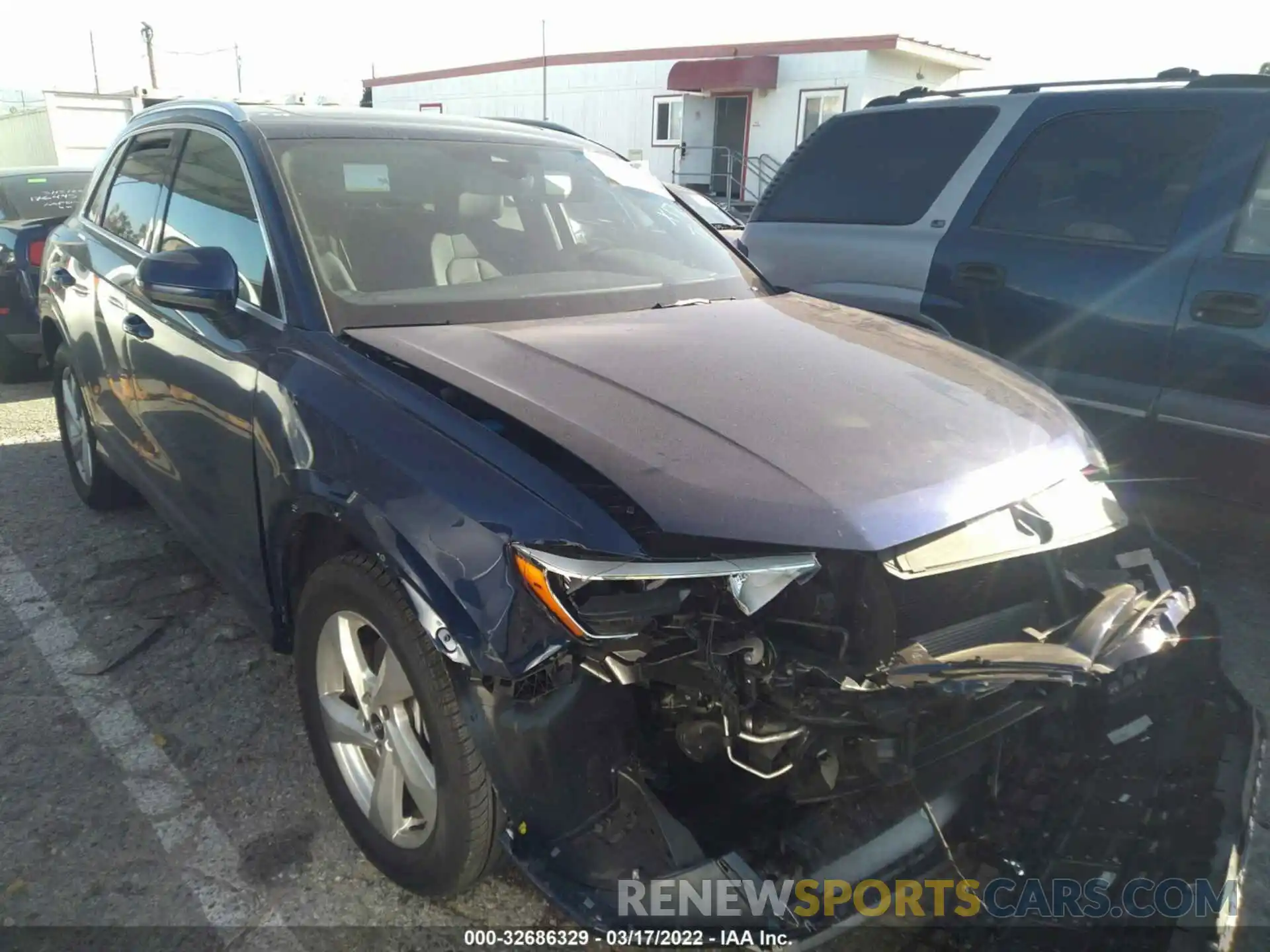 1 Photograph of a damaged car WA1AUCF34M1069943 AUDI Q3 2021