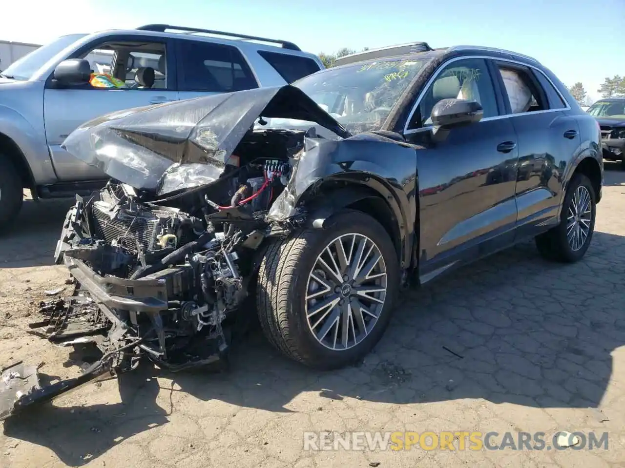 2 Photograph of a damaged car WA1AUCF34M1111771 AUDI Q3 2021