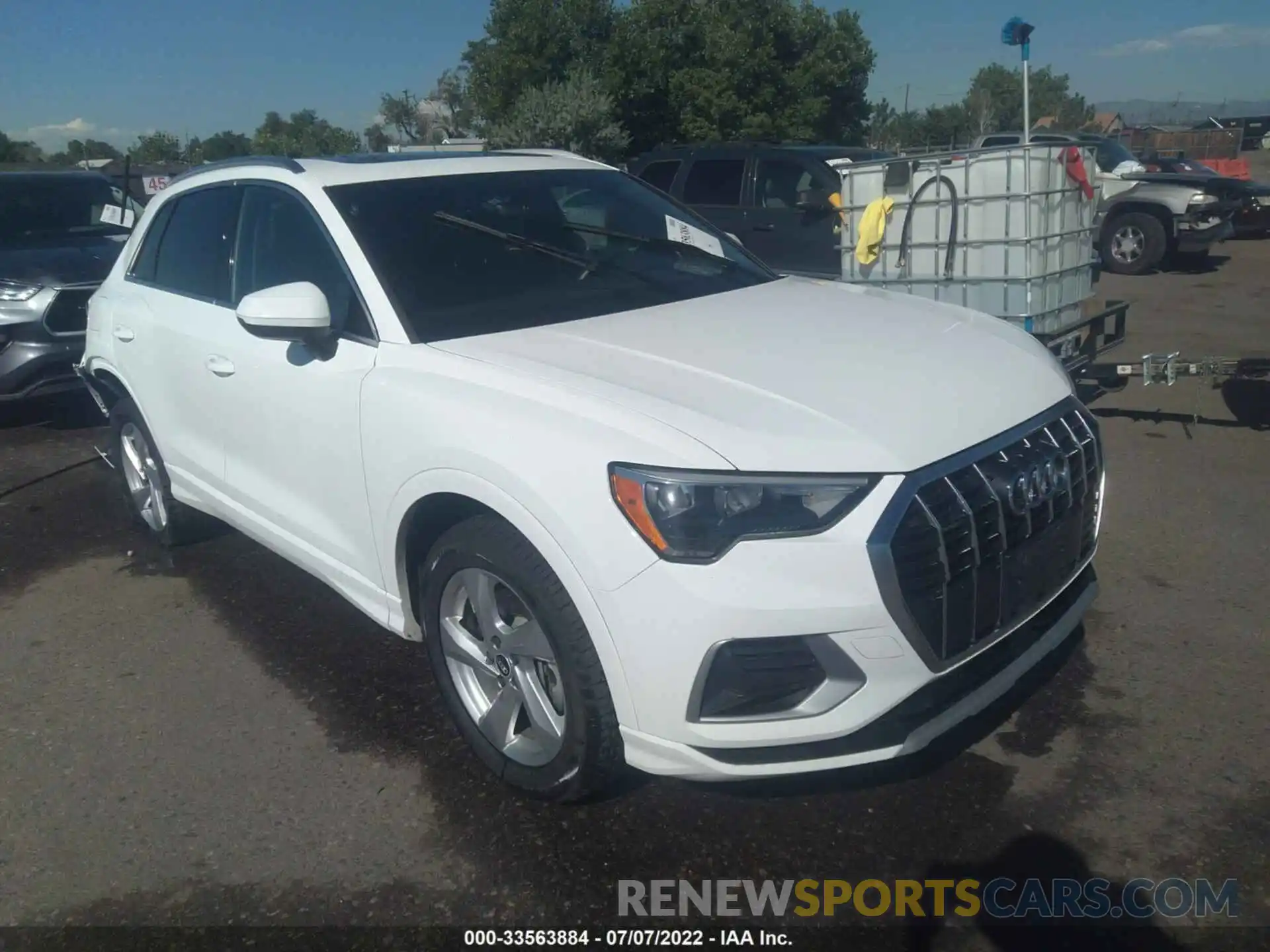 1 Photograph of a damaged car WA1AUCF35M1064542 AUDI Q3 2021