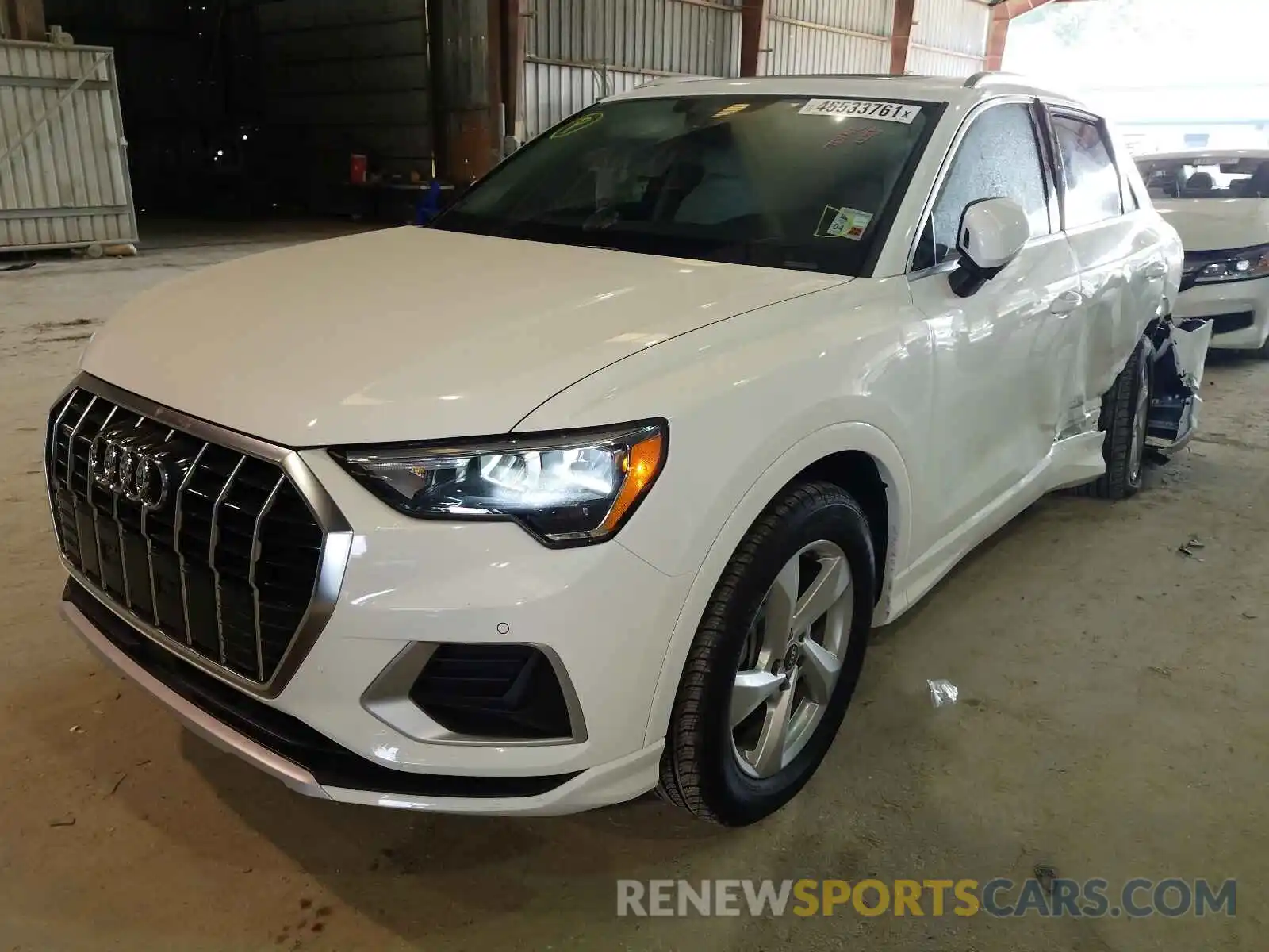 2 Photograph of a damaged car WA1AUCF35M1080336 AUDI Q3 2021