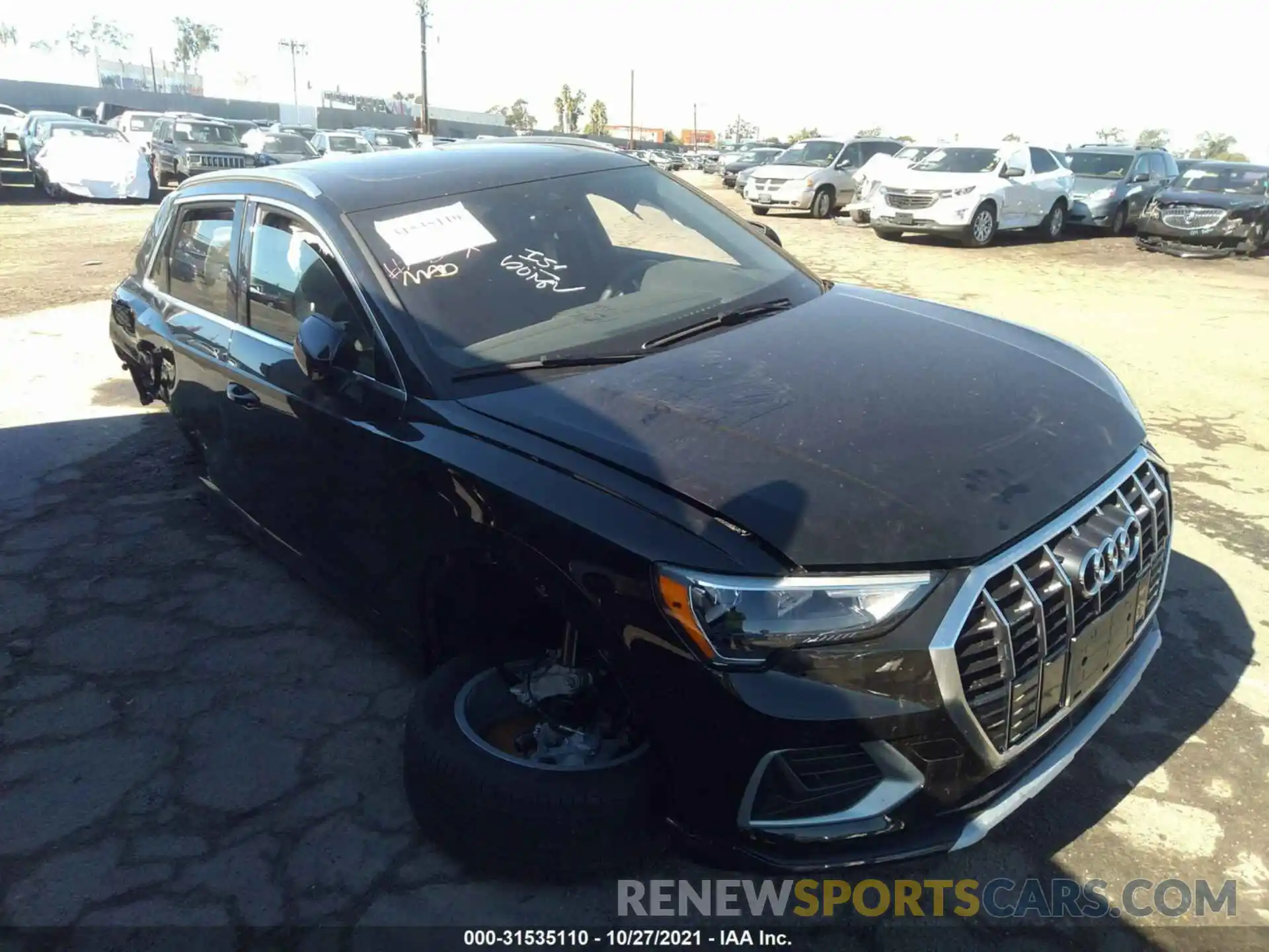 1 Photograph of a damaged car WA1AUCF35M1081695 AUDI Q3 2021