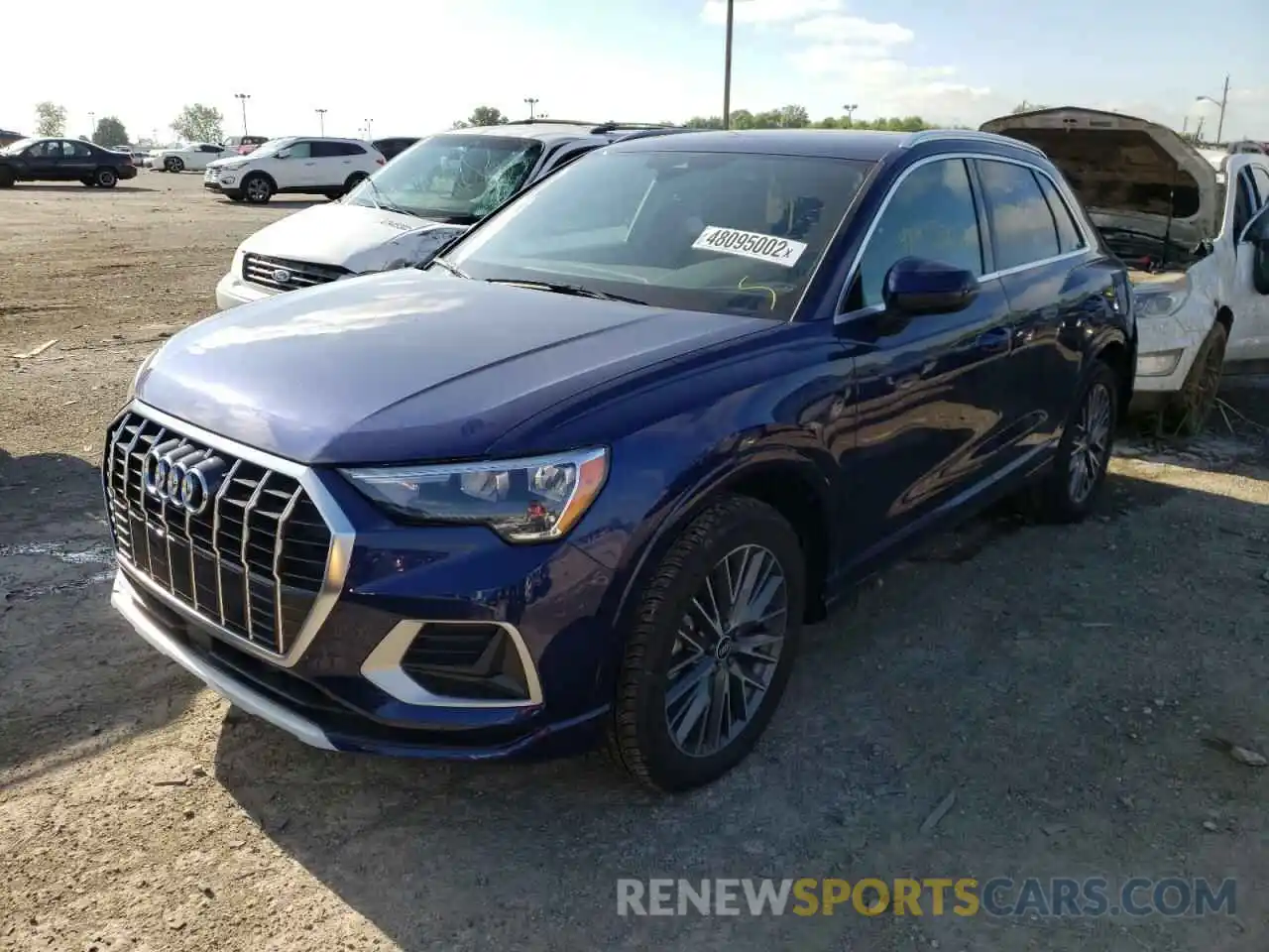 2 Photograph of a damaged car WA1AUCF35M1105624 AUDI Q3 2021