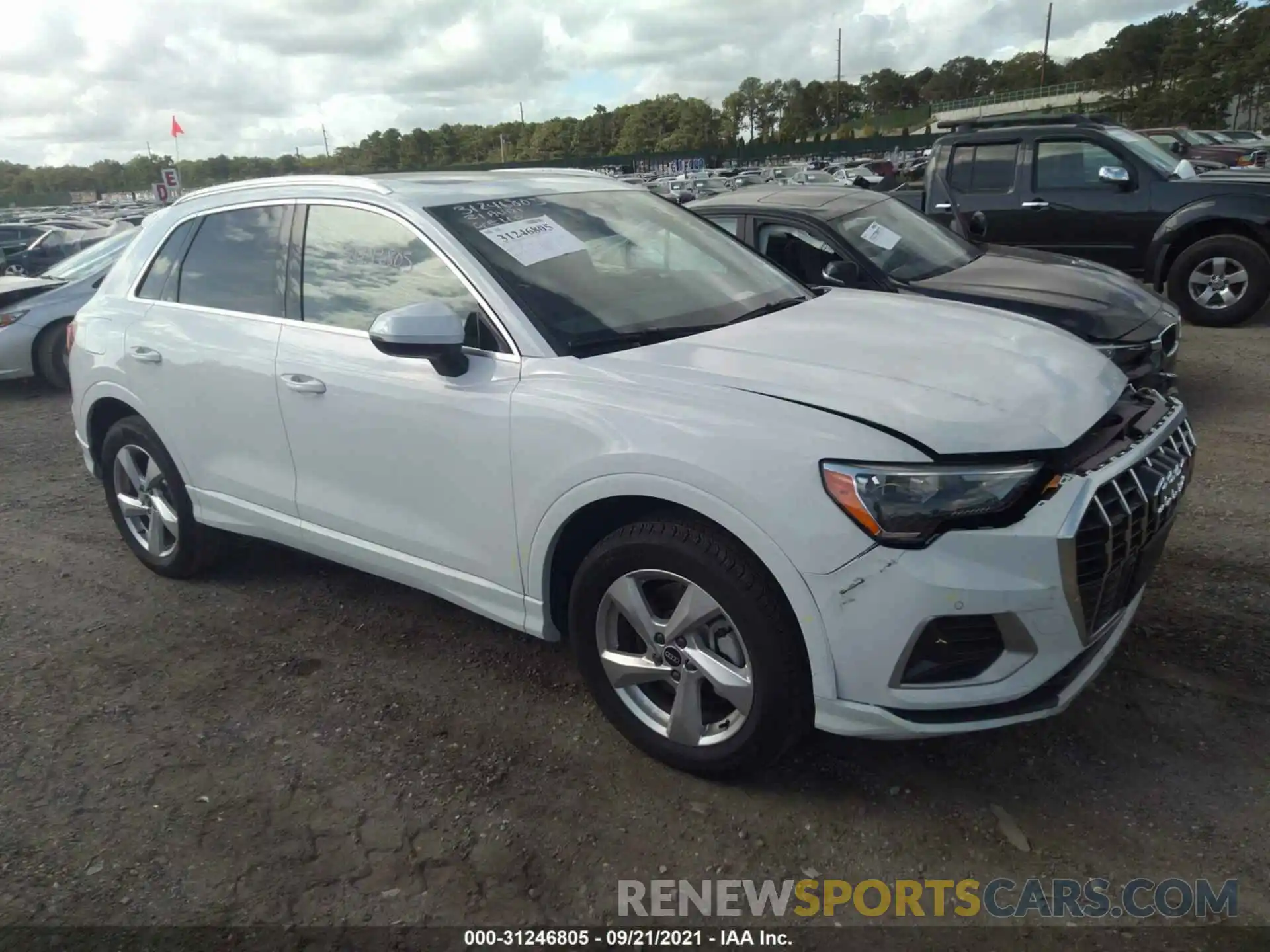 1 Photograph of a damaged car WA1AUCF35M1110757 AUDI Q3 2021