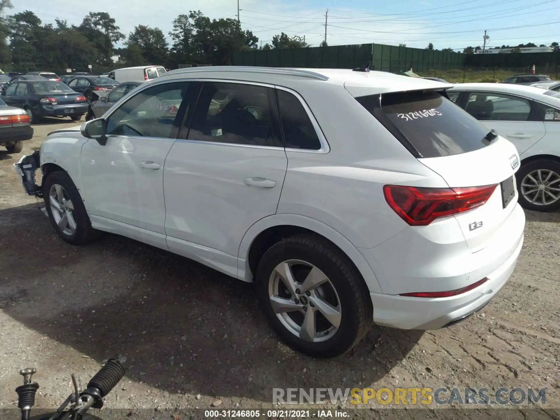 3 Photograph of a damaged car WA1AUCF35M1110757 AUDI Q3 2021