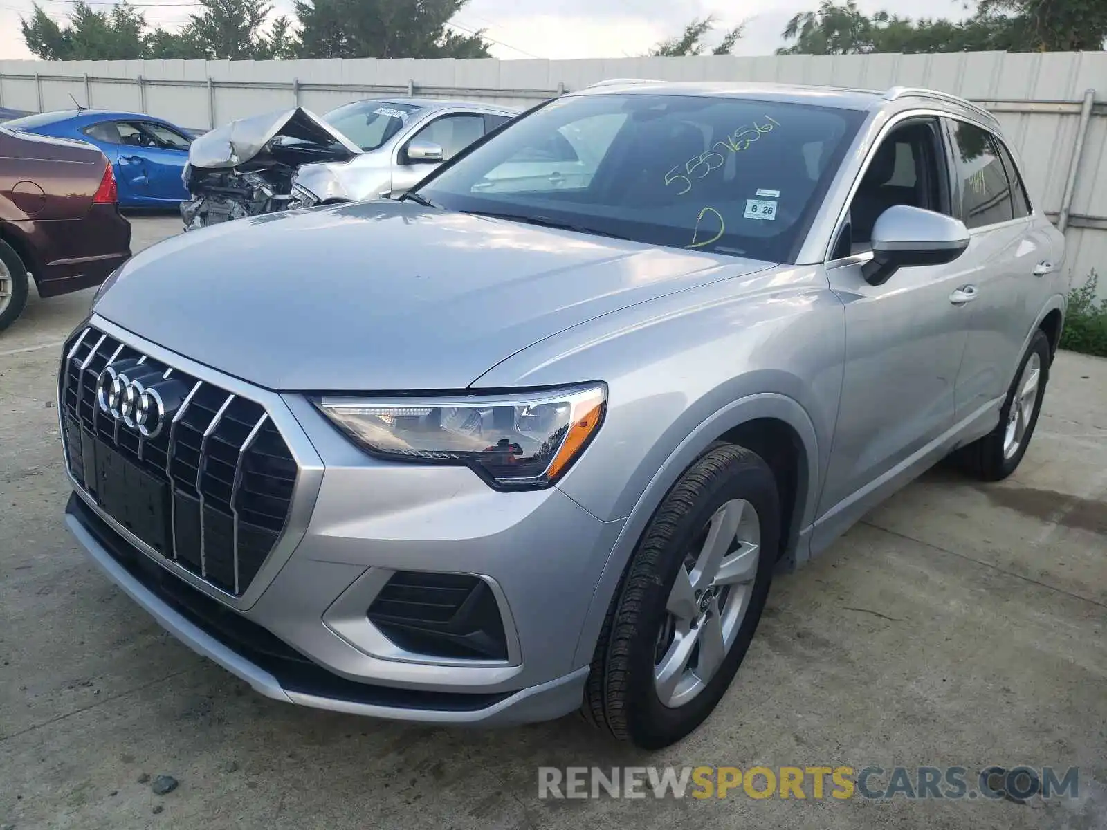 2 Photograph of a damaged car WA1AUCF35M1129647 AUDI Q3 2021