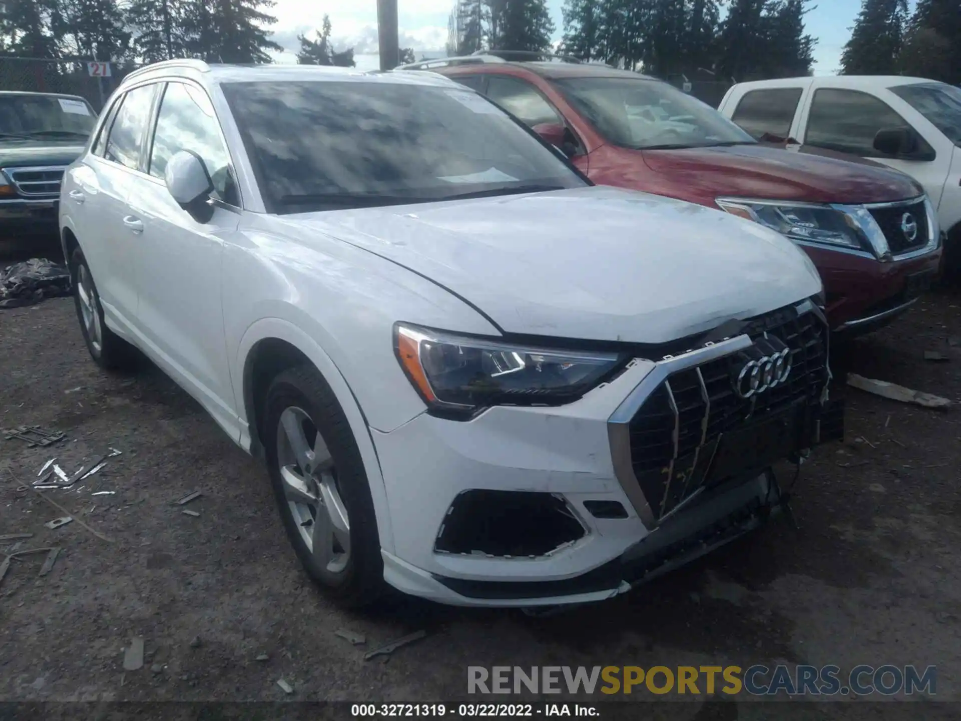 1 Photograph of a damaged car WA1AUCF36M1096089 AUDI Q3 2021