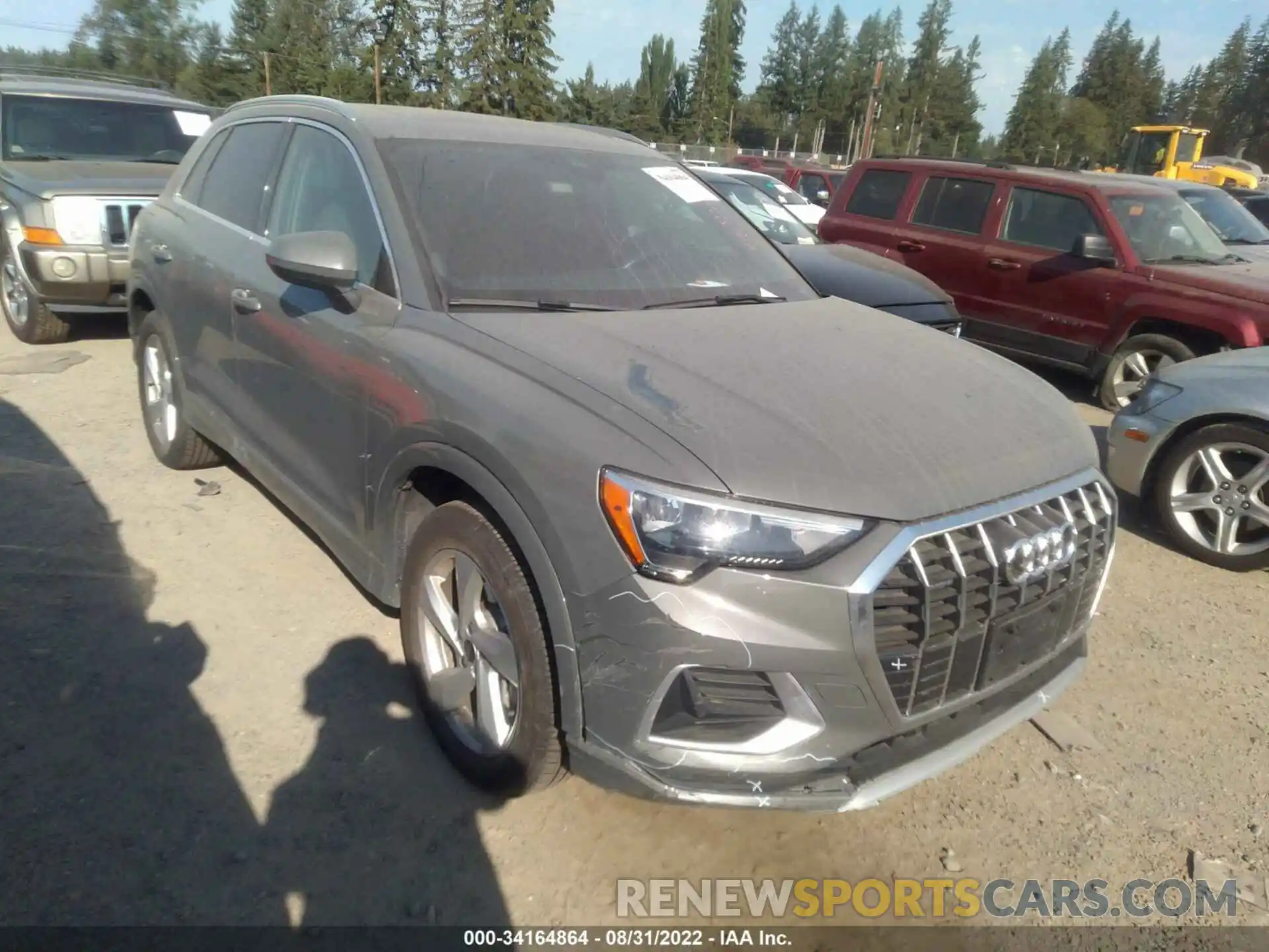 1 Photograph of a damaged car WA1AUCF36M1098151 AUDI Q3 2021