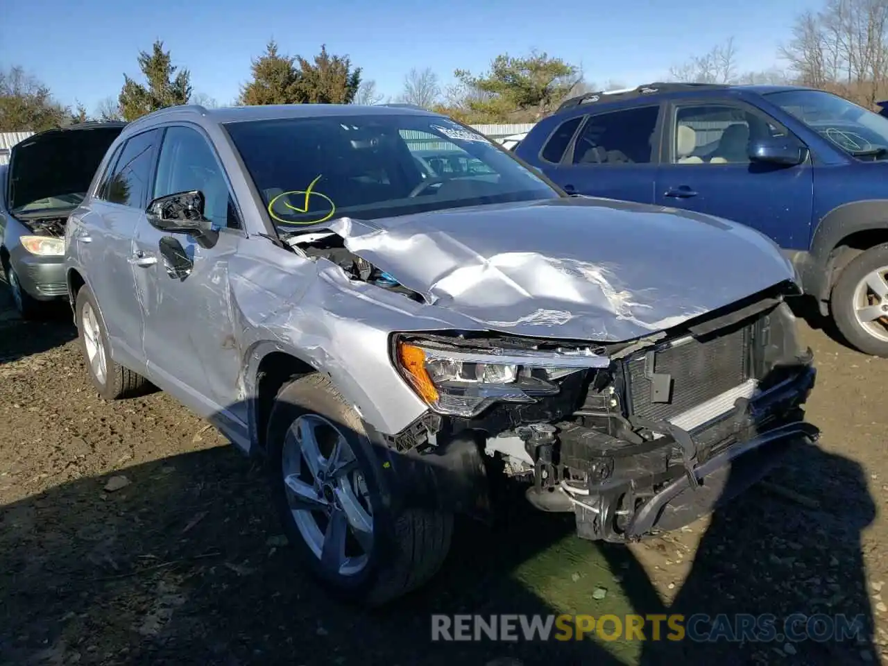 1 Photograph of a damaged car WA1AUCF36M1130290 AUDI Q3 2021