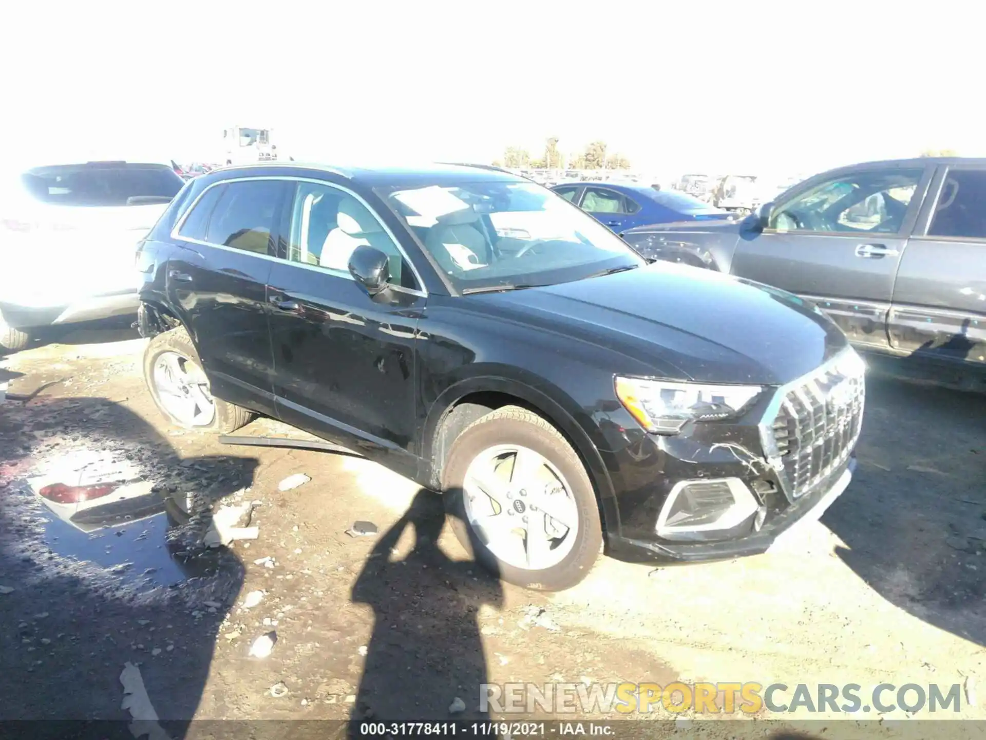 1 Photograph of a damaged car WA1AUCF36M1146845 AUDI Q3 2021