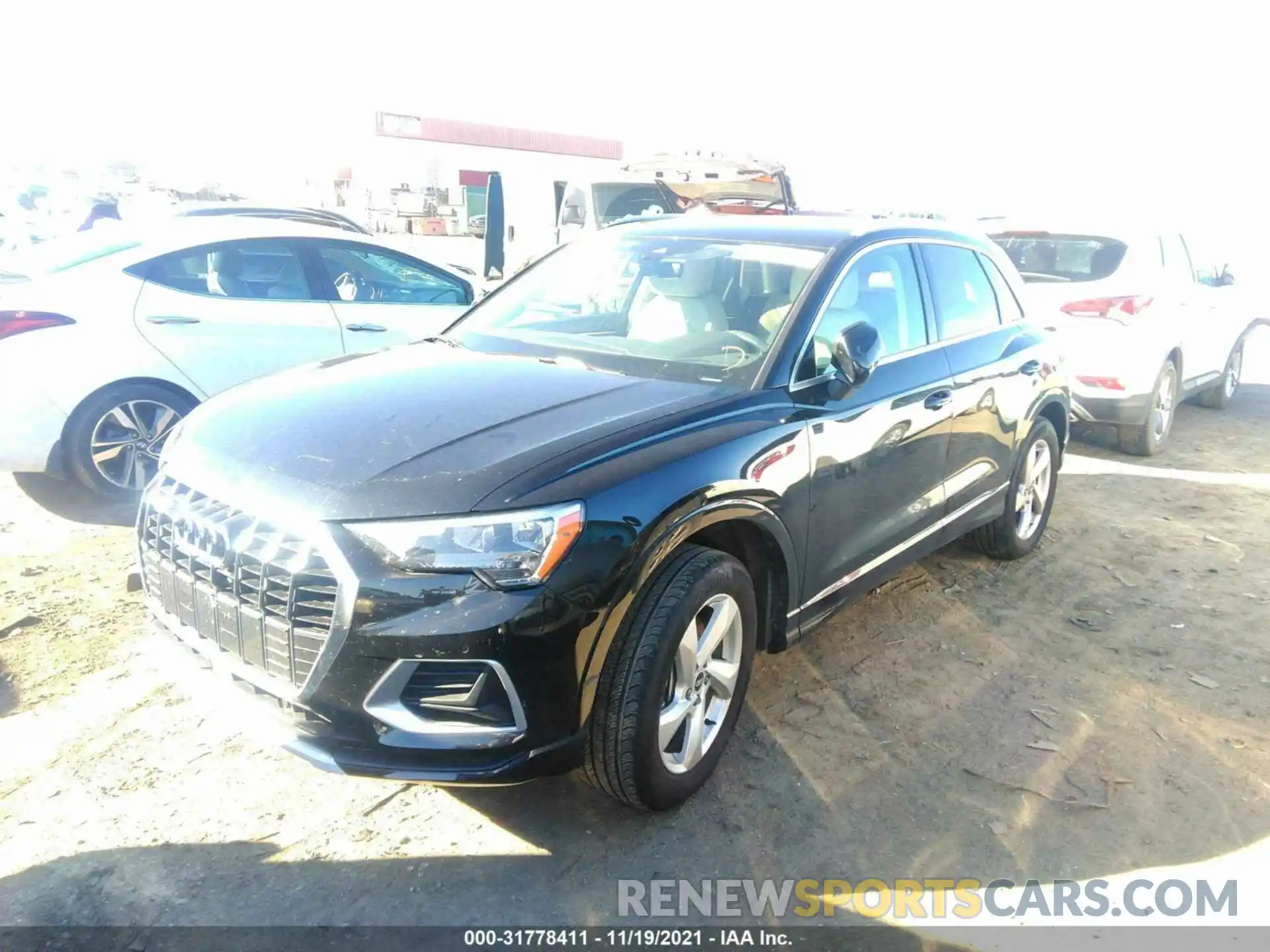 2 Photograph of a damaged car WA1AUCF36M1146845 AUDI Q3 2021