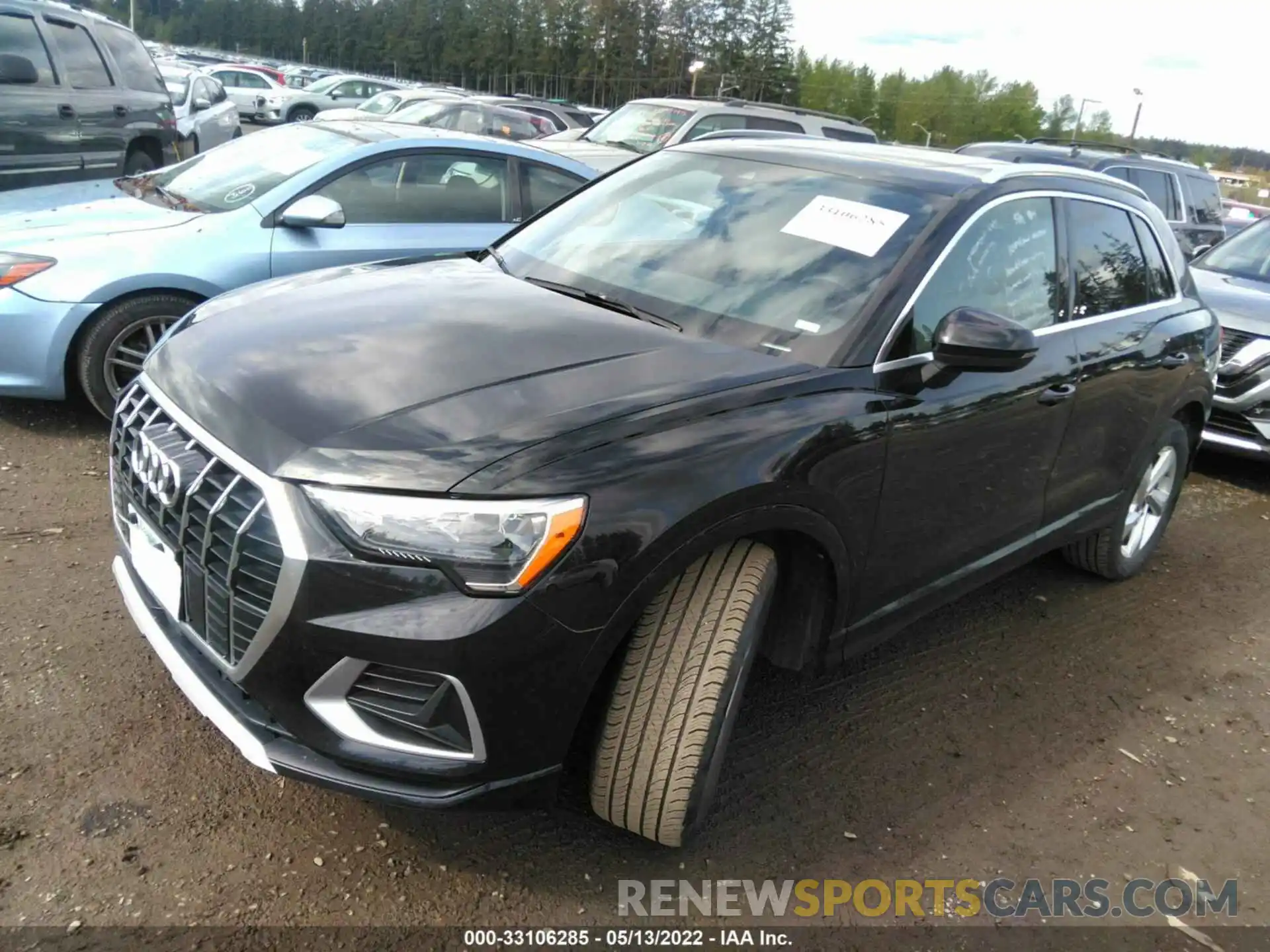 2 Photograph of a damaged car WA1AUCF37M1096392 AUDI Q3 2021