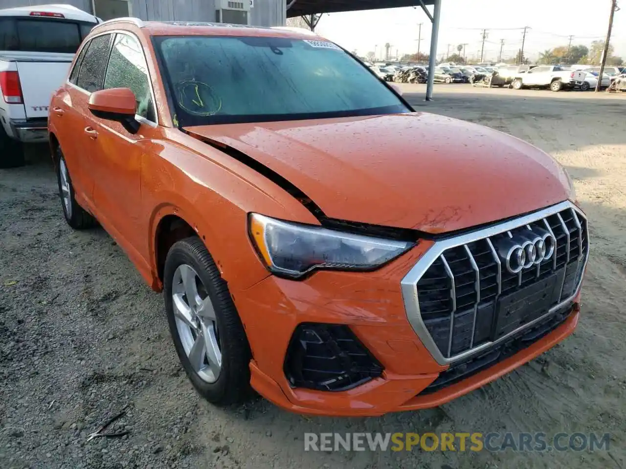 1 Photograph of a damaged car WA1AUCF37M1133702 AUDI Q3 2021