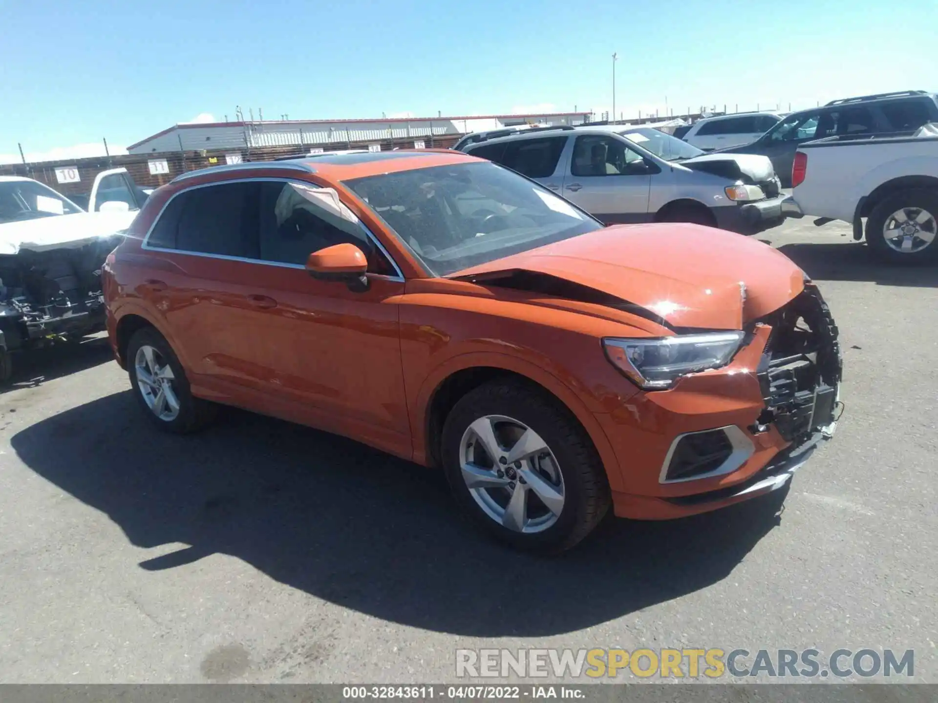 1 Photograph of a damaged car WA1AUCF37M1135014 AUDI Q3 2021