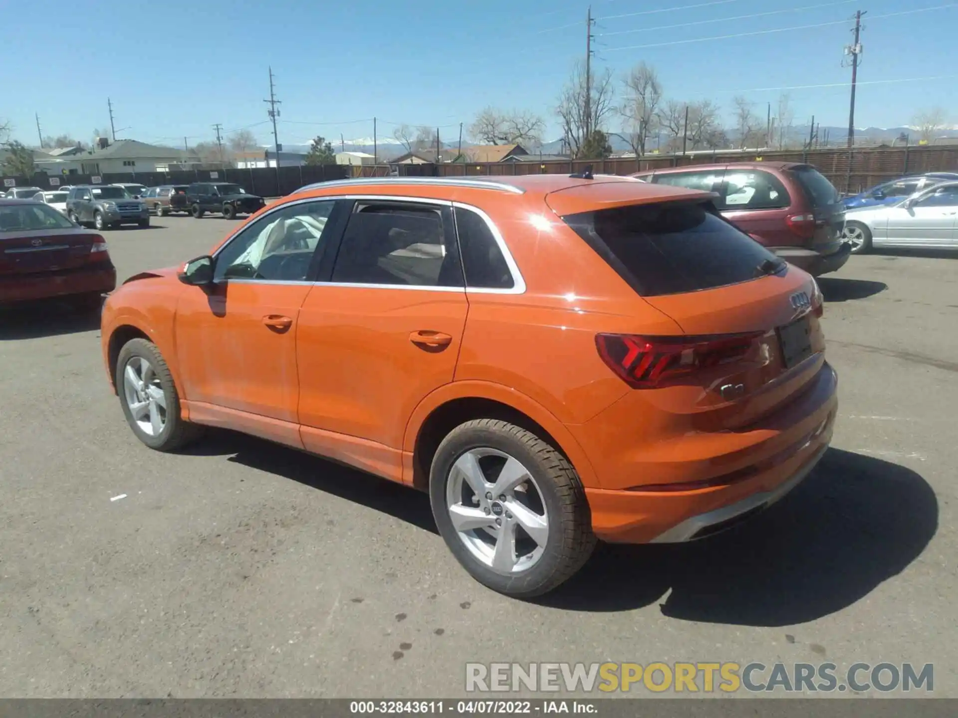 3 Photograph of a damaged car WA1AUCF37M1135014 AUDI Q3 2021