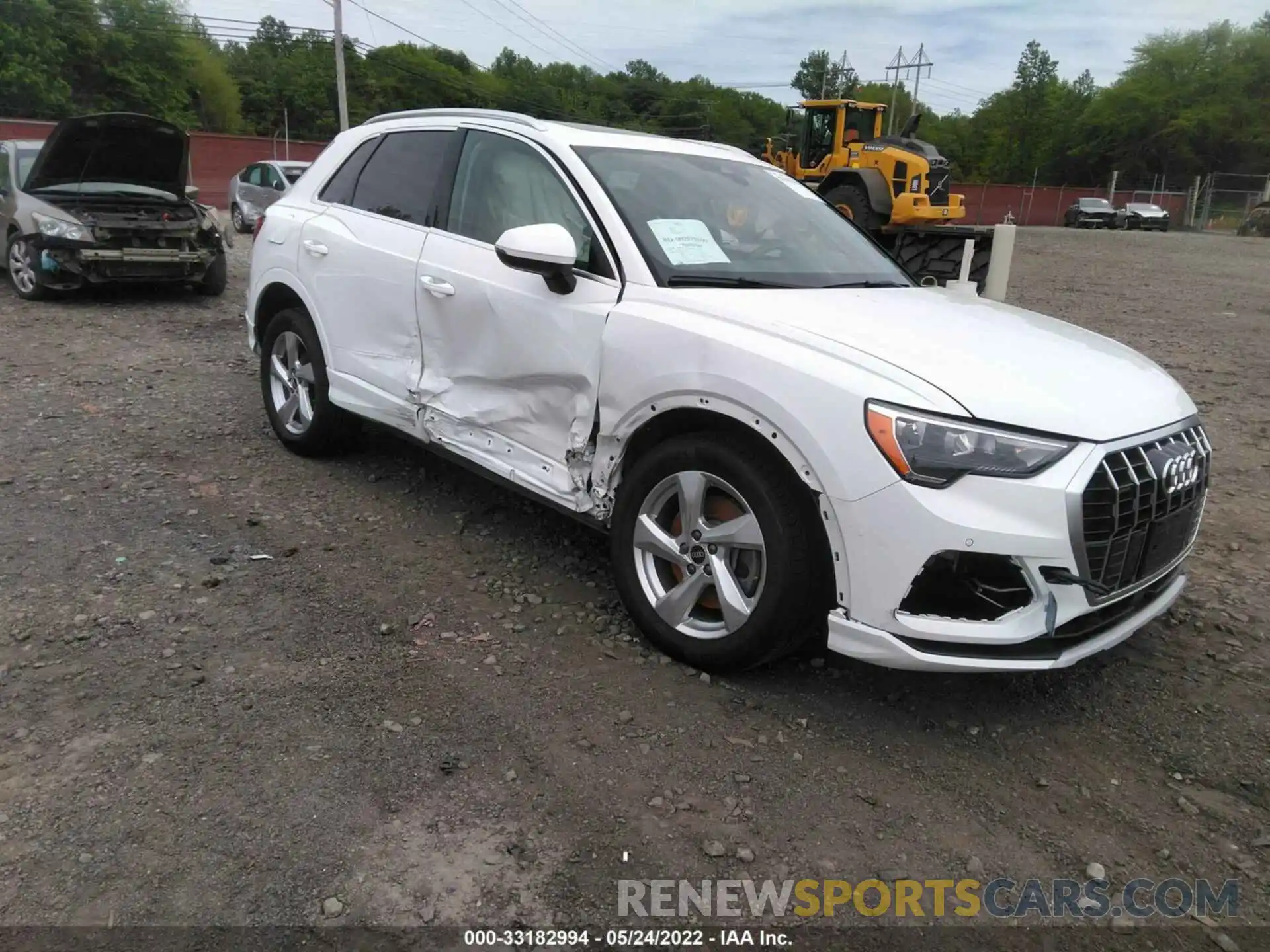 1 Photograph of a damaged car WA1AUCF38M1108436 AUDI Q3 2021