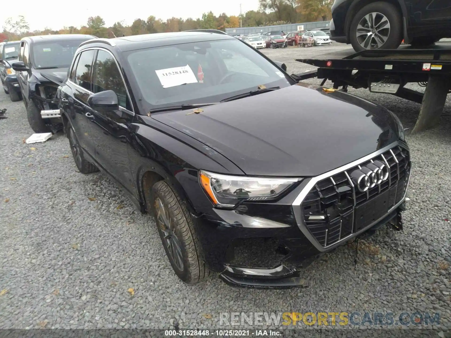 1 Photograph of a damaged car WA1AUCF38M1108940 AUDI Q3 2021