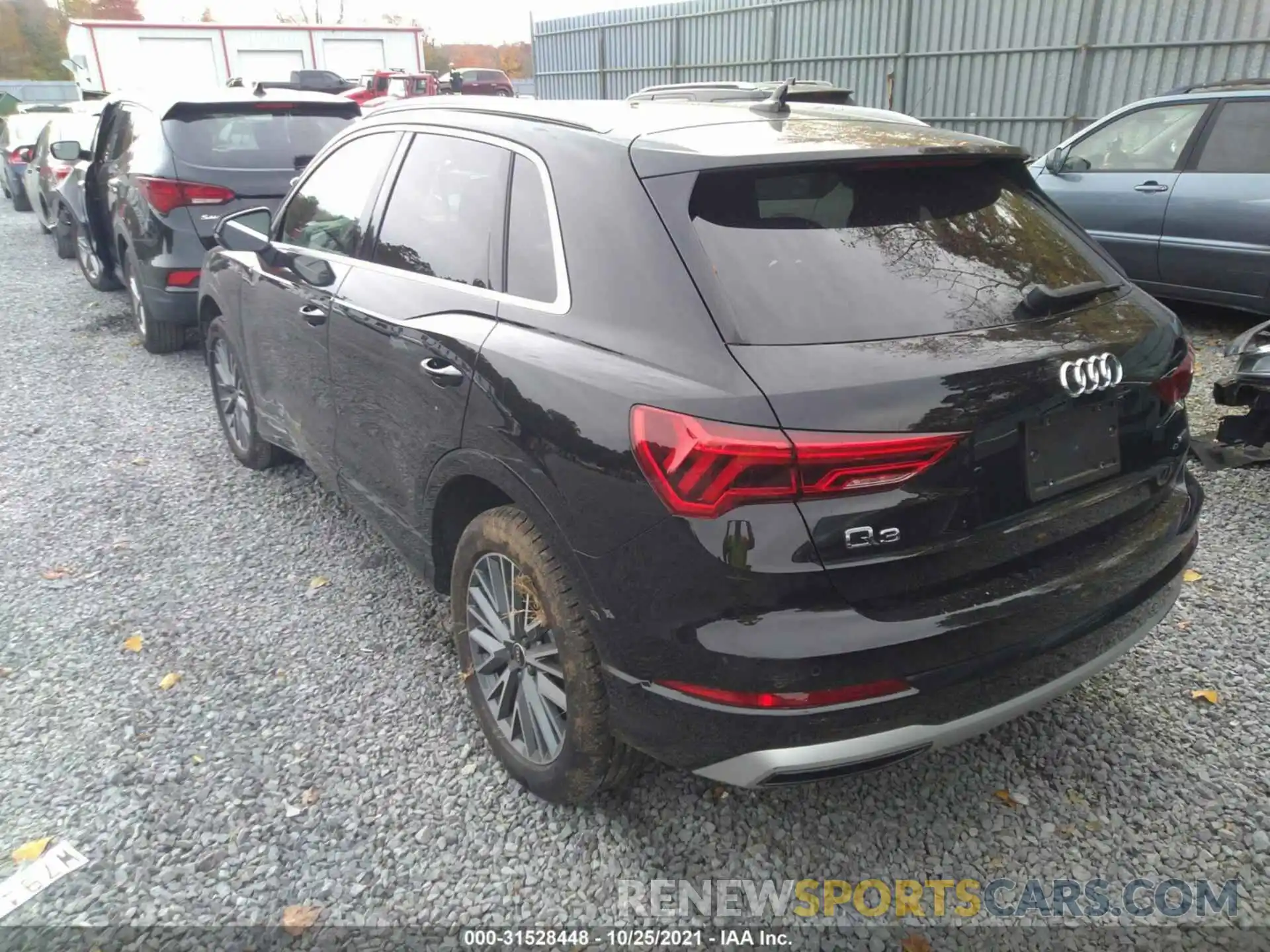 3 Photograph of a damaged car WA1AUCF38M1108940 AUDI Q3 2021