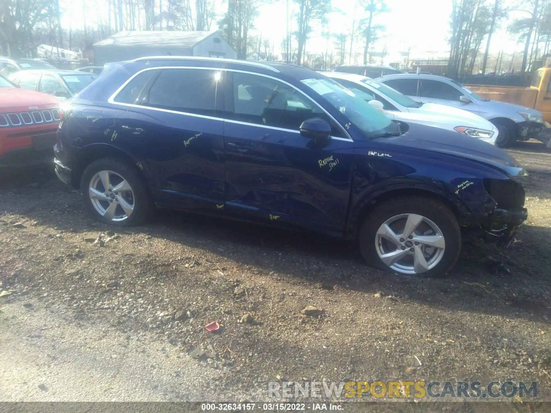 1 Photograph of a damaged car WA1AUCF38M1123924 AUDI Q3 2021