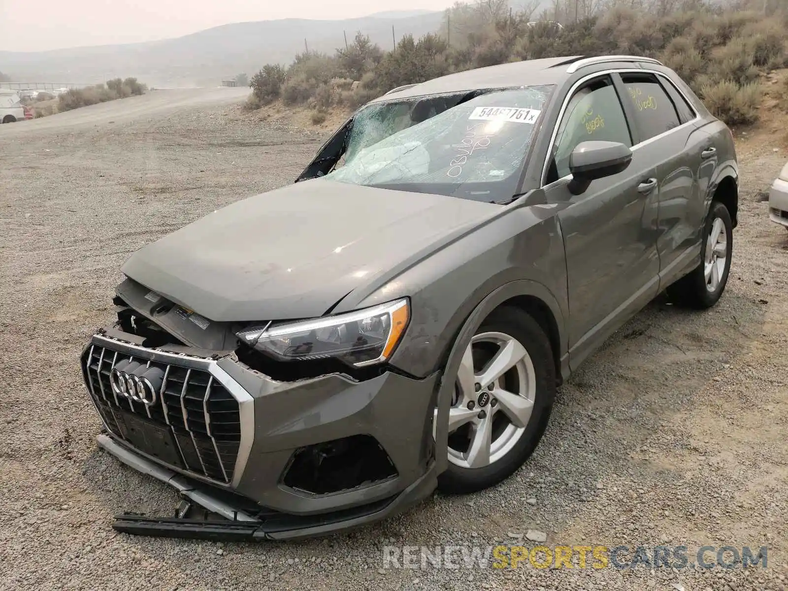 2 Photograph of a damaged car WA1AUCF39M1062289 AUDI Q3 2021