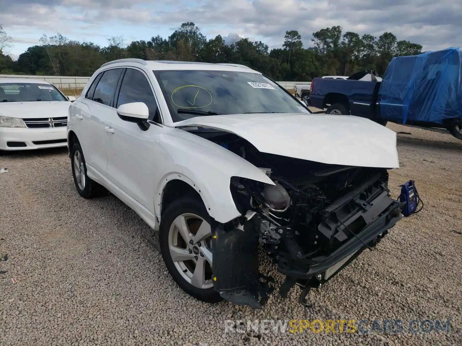 1 Photograph of a damaged car WA1AUCF39M1101415 AUDI Q3 2021